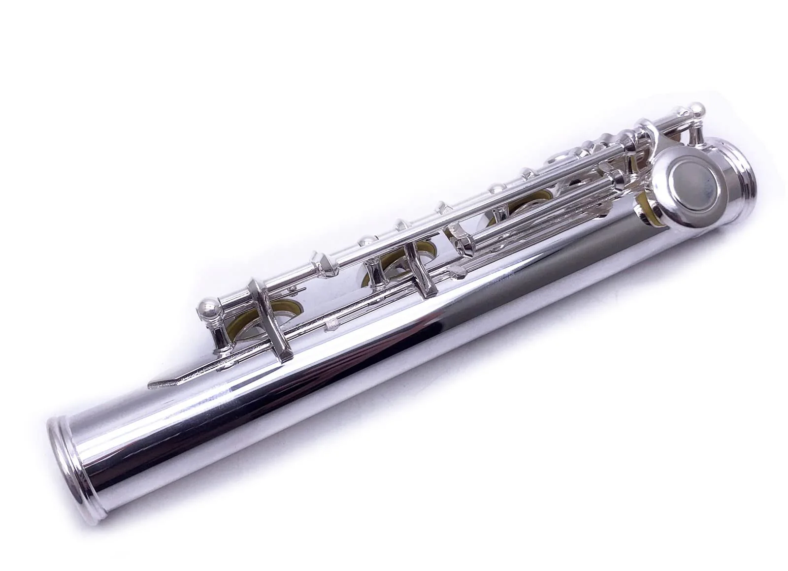 17keys B Foot Flute Joint Flute Repair Part Accessaries Connector Diameter 20mm Silver Plated - Image 3