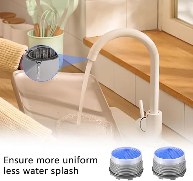 18.5 mm Pack of 10 Tap Aerator Tap Strainer Aerator Spray Attachment Kitchen Sink Aerator Aerator Aerator Insert Suitable for Most Taps Blue 18.5 - Image 5