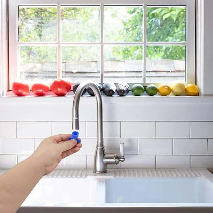 18.5 mm Pack of 10 Tap Aerator Tap Strainer Aerator Spray Attachment Kitchen Sink Aerator Aerator Aerator Insert Suitable for Most Taps Blue 18.5 - Image 6