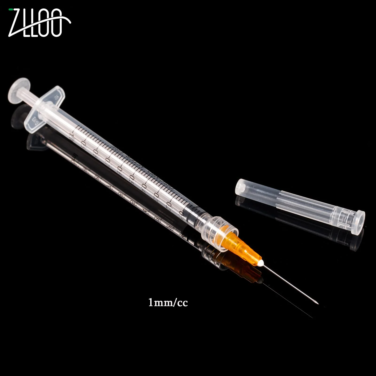 1ml/cc Plastic Tube with 25G-25mm Head, Disposable Luer-Lock Independent Packaging, Easy to Use (Pack of 100) 100 Items - Image 6