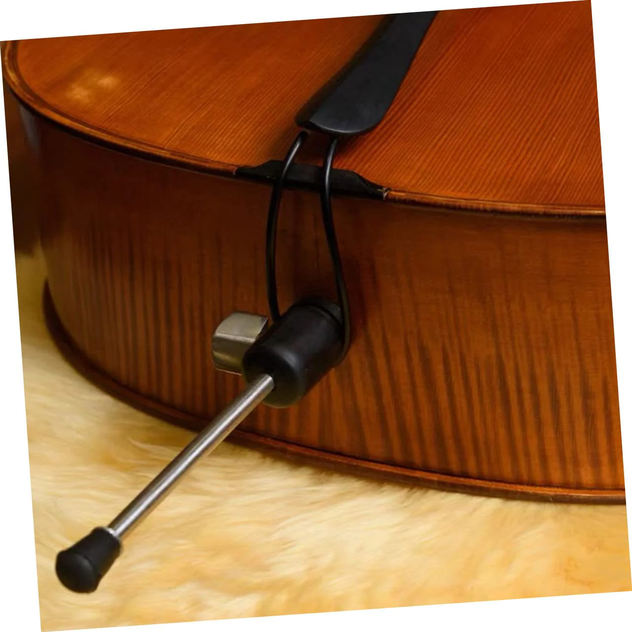 1pc Tail Post Support Rod Accessories for Instrument Endpin Accessory Stand Cello Tool Premium Cello Endpin Musical Instrument Accessory Rod Holder Stainless Steel Carbon Fiber - Image 2