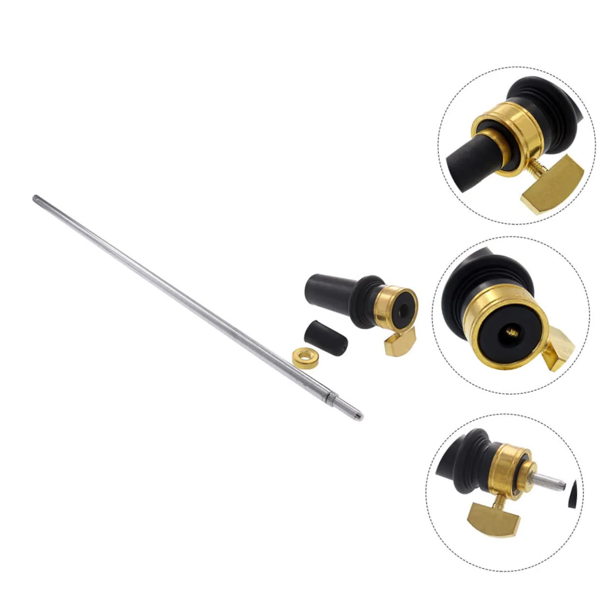 1pc Tail Post Support Rod Accessories for Instrument Endpin Accessory Stand Cello Tool Premium Cello Endpin Musical Instrument Accessory Rod Holder Stainless Steel Carbon Fiber - Image 8