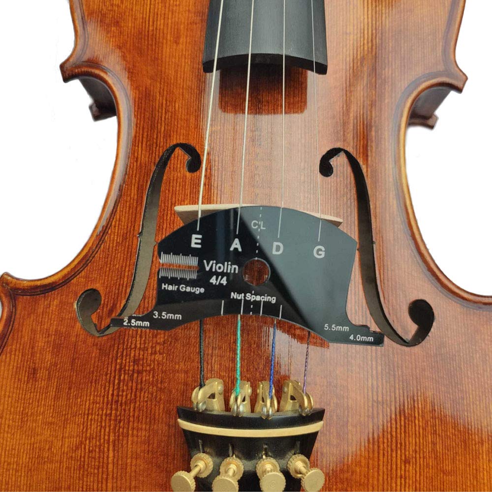 1pcs 4/4 Violin Bridges Repair Reference Tool Fingerboard Scraper Making Template Tool Black - Image 5