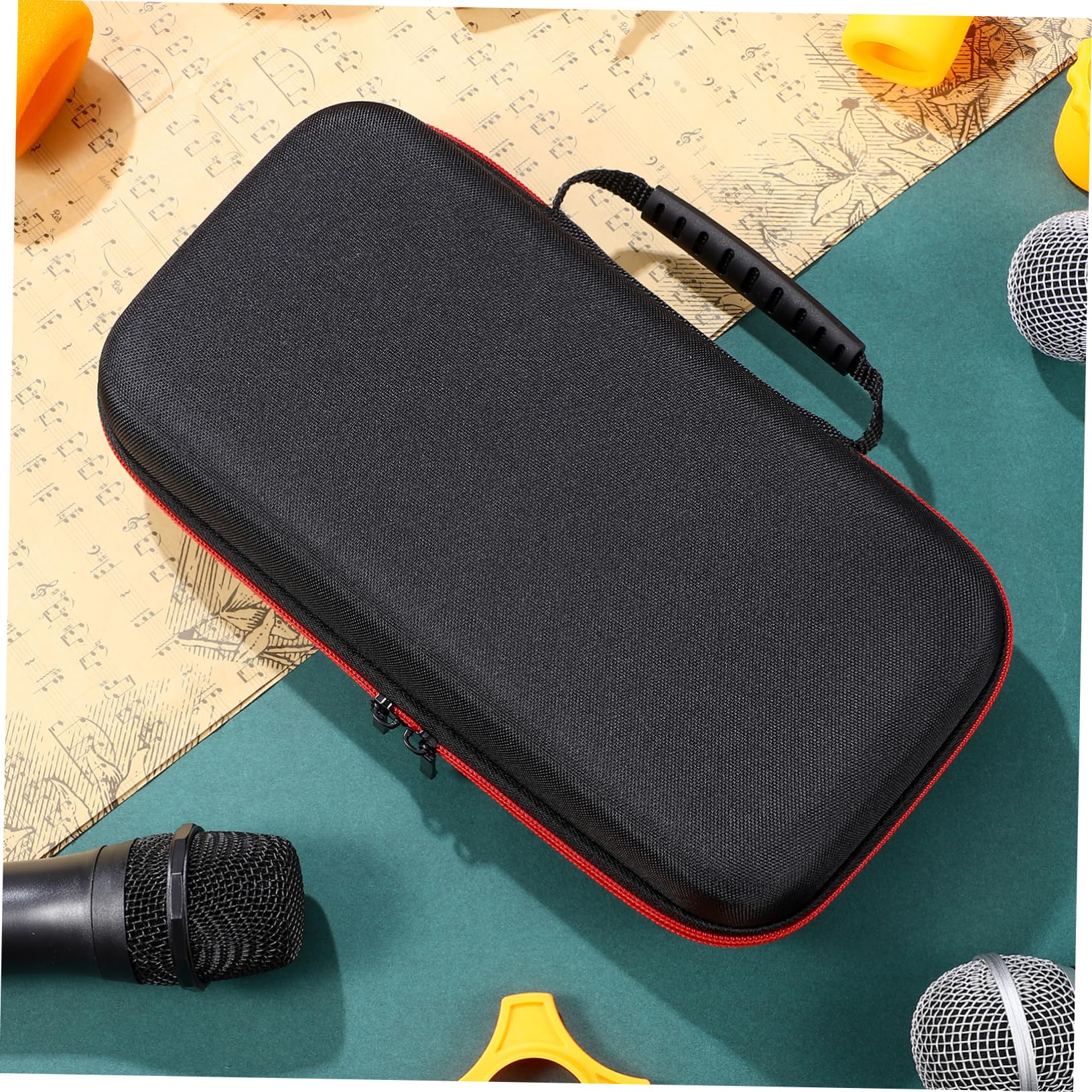 1Pcs Dual Mic Bag Carrying Travel Case Case Hard Pouch Storage Pouch for Travel (Pack of 2) 30x15cm (Pack of 2) - Image 9