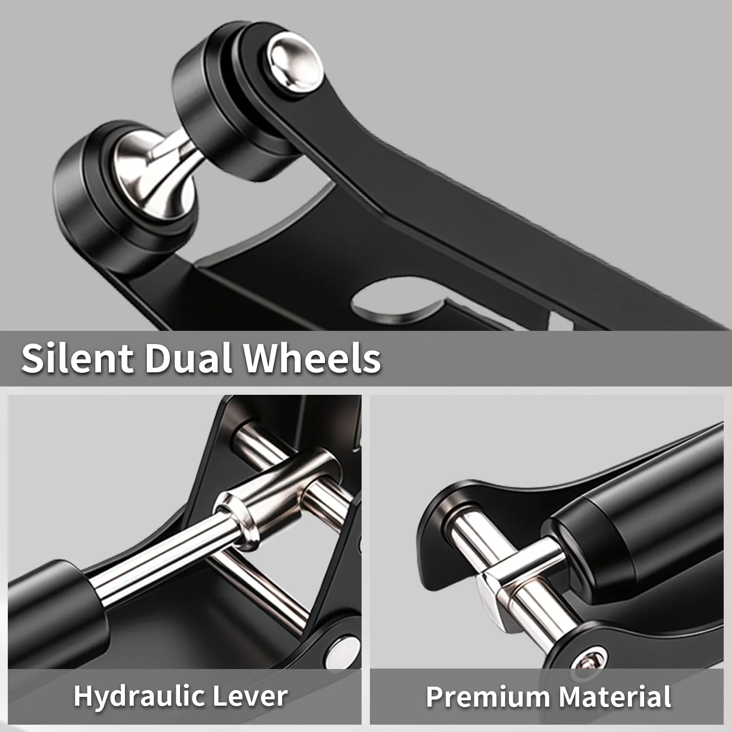 1pcs Piano Slow Close Device – Hydraulic Fallboard Decelerator for Upright Pianos Key Cover Soft Close Lid Protector with Dual Silent Wheels, Anti-Pinch, Durable Aluminum Alloy - Image 7