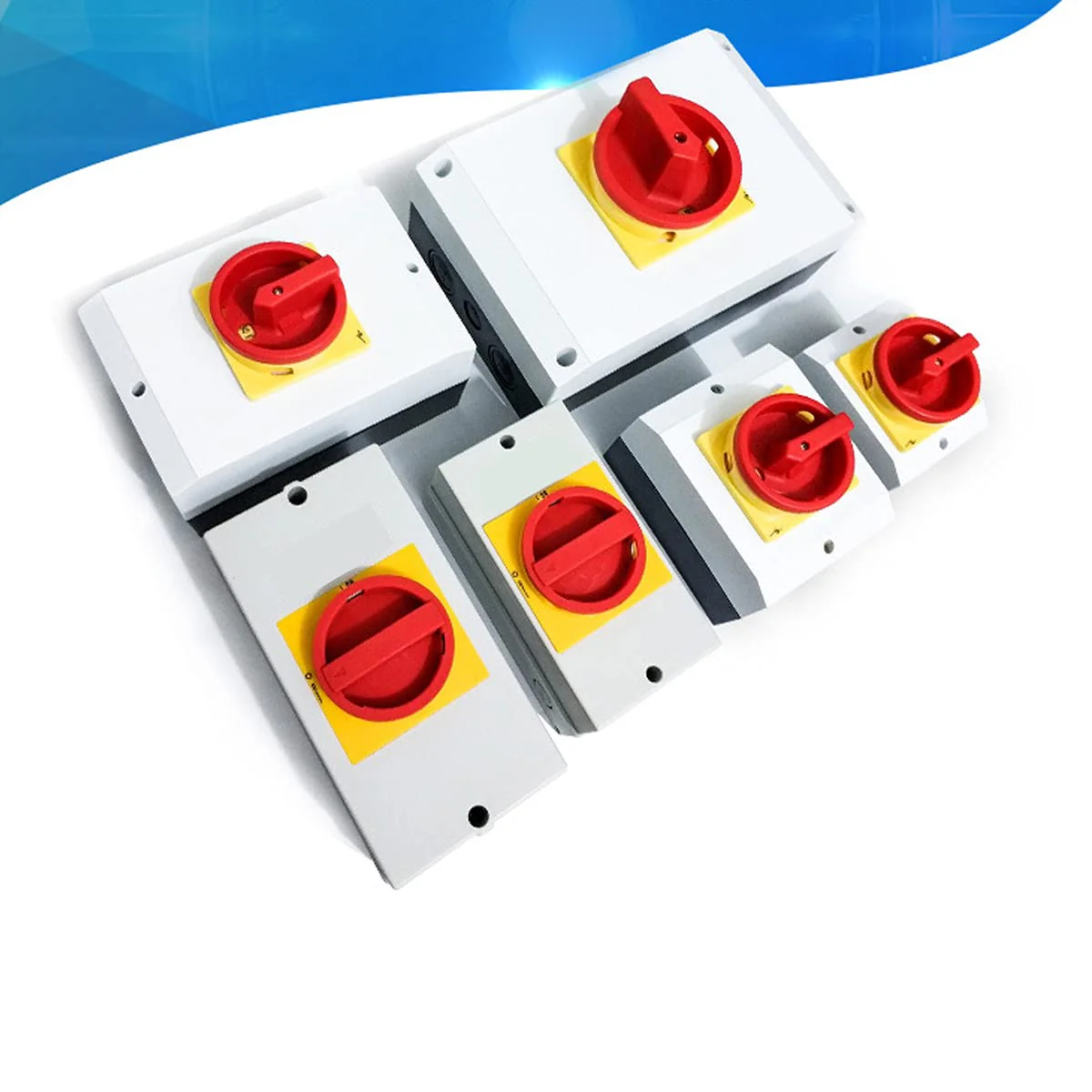 1Pcs Universal Changeover Selector Switch Load Isolation Switch Universal Changeover Switch, Waterproof and Dustproof Sealed Box, LW30-32A 380V 3P 32A, Master Load Switch, Equipment Power Cut Off - Image 5