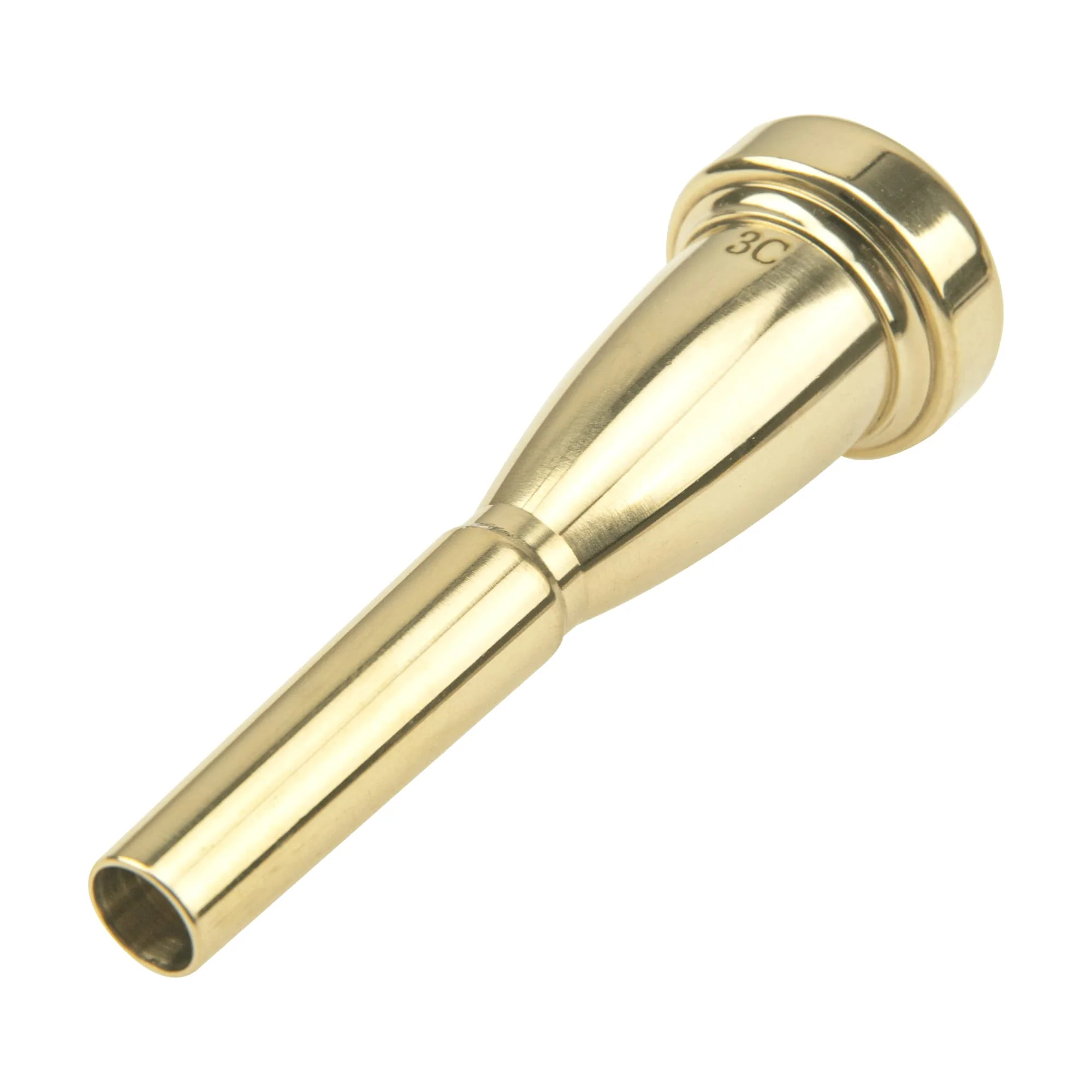 1Pcs Yootones Metal Gold Plated Trumpet Mouthpiece Compatible with Trumpet Accessories Parts (3C) 3C - Image 4