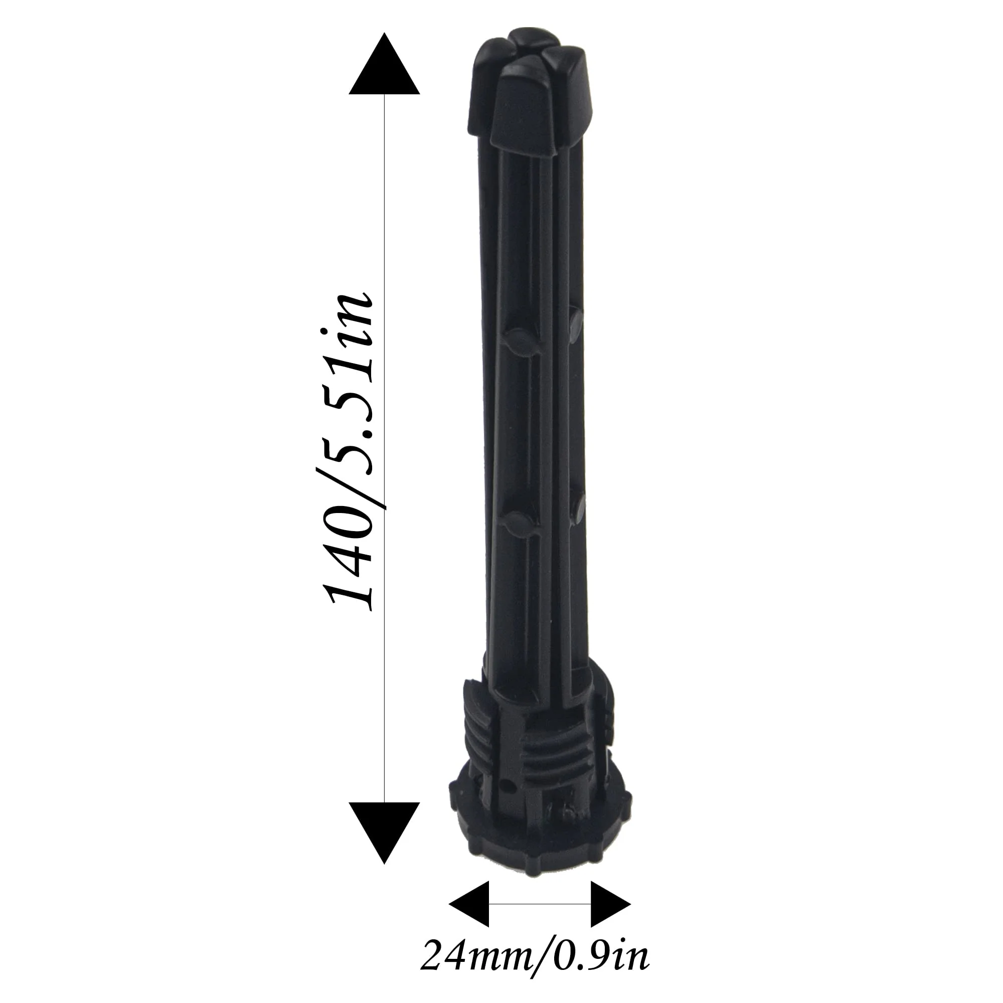 1Pcs Yootones Portable Flute Stand Holder Foldable Support 3-Leg Stand Compatible with Flute Wind Instrument Accessory (Black) - Image 3