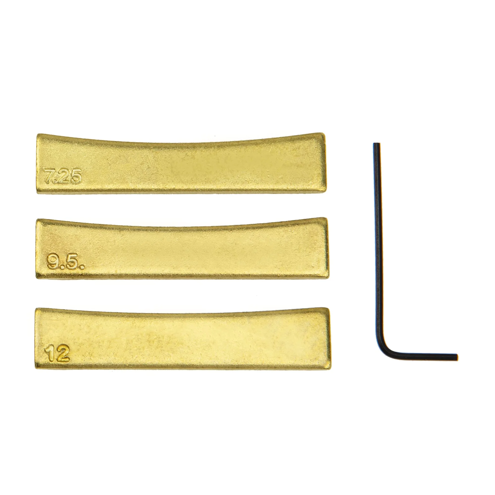 1Set Yootones Alloy Fingerboard Fret Press Caul & 12/7.25/9.5 Radian Fret Inserts Compatible with Electric Guitar Repair Tool - Image 6
