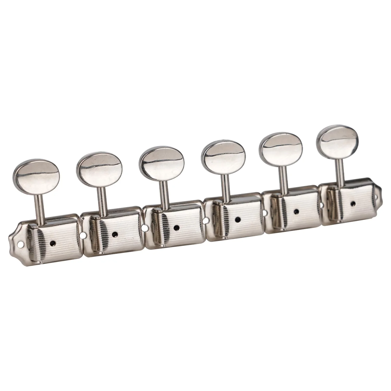 1Sets 6 inline Vintage Guitar Tuners Tuning Pegs Machine Heads for Squier Fender Strat/Tele Style Electric Guitar Nickel - Image 2