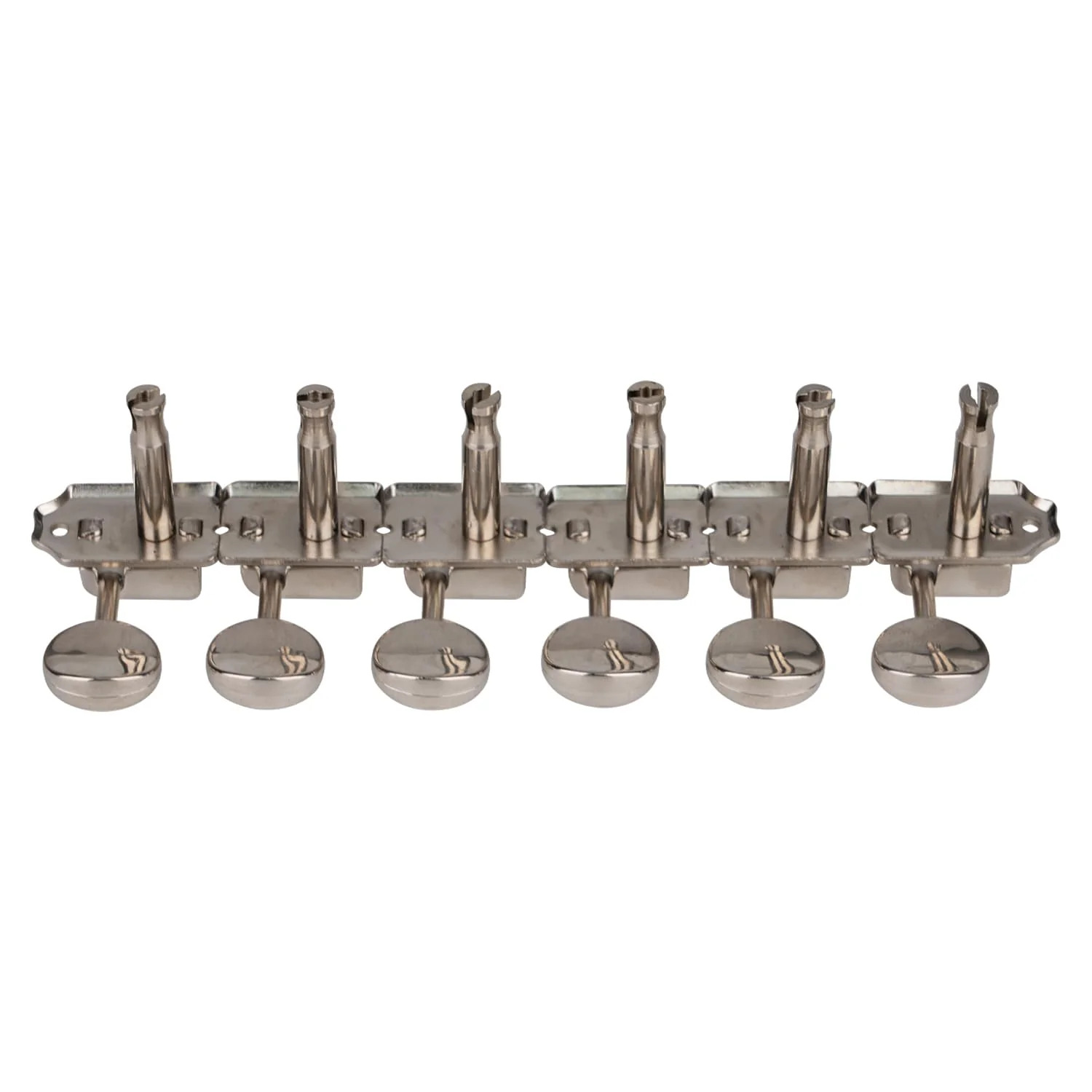 1Sets 6 inline Vintage Guitar Tuners Tuning Pegs Machine Heads for Squier Fender Strat/Tele Style Electric Guitar Nickel - Image 3