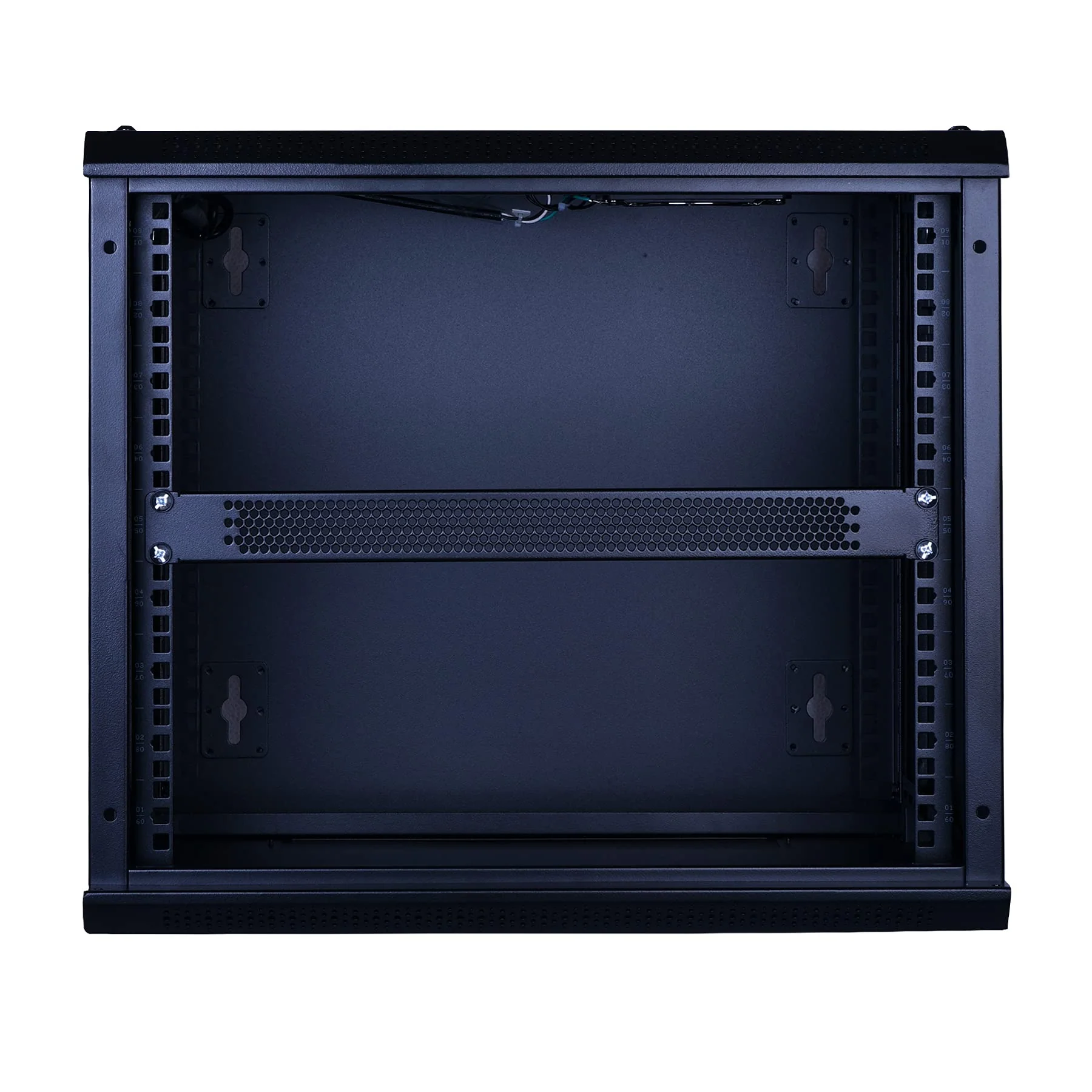 1U Blank Rack Mount Panel Spacer with Venting for 19in Server Rack Enclosure or Network Cabinet – 2 Pack, Black 1U - Image 6