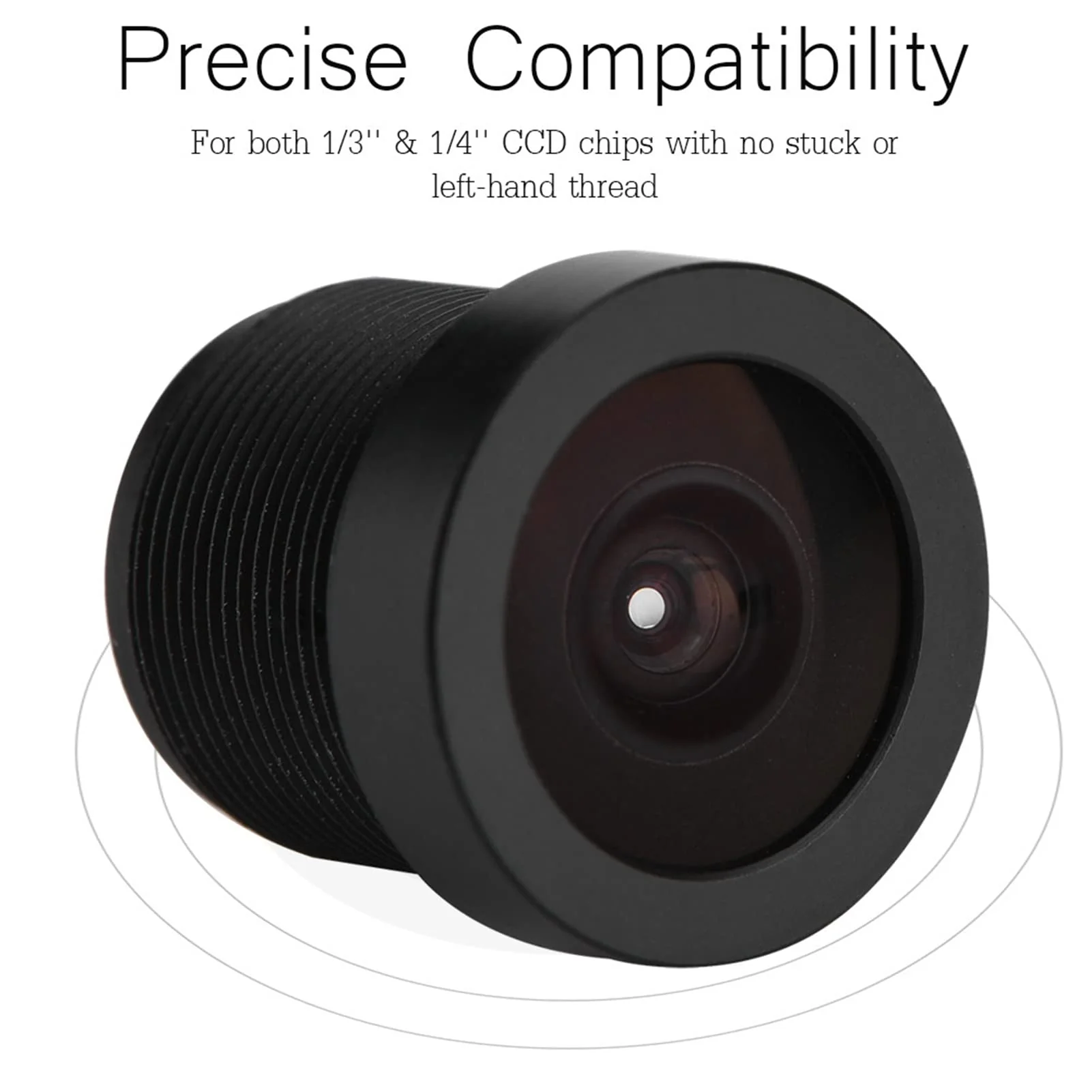 2.1mm 150° Wide Angle Camera Lens, M12*0.5 IP Camera Lens HD CCTV Lens for CCD Chips - Image 6