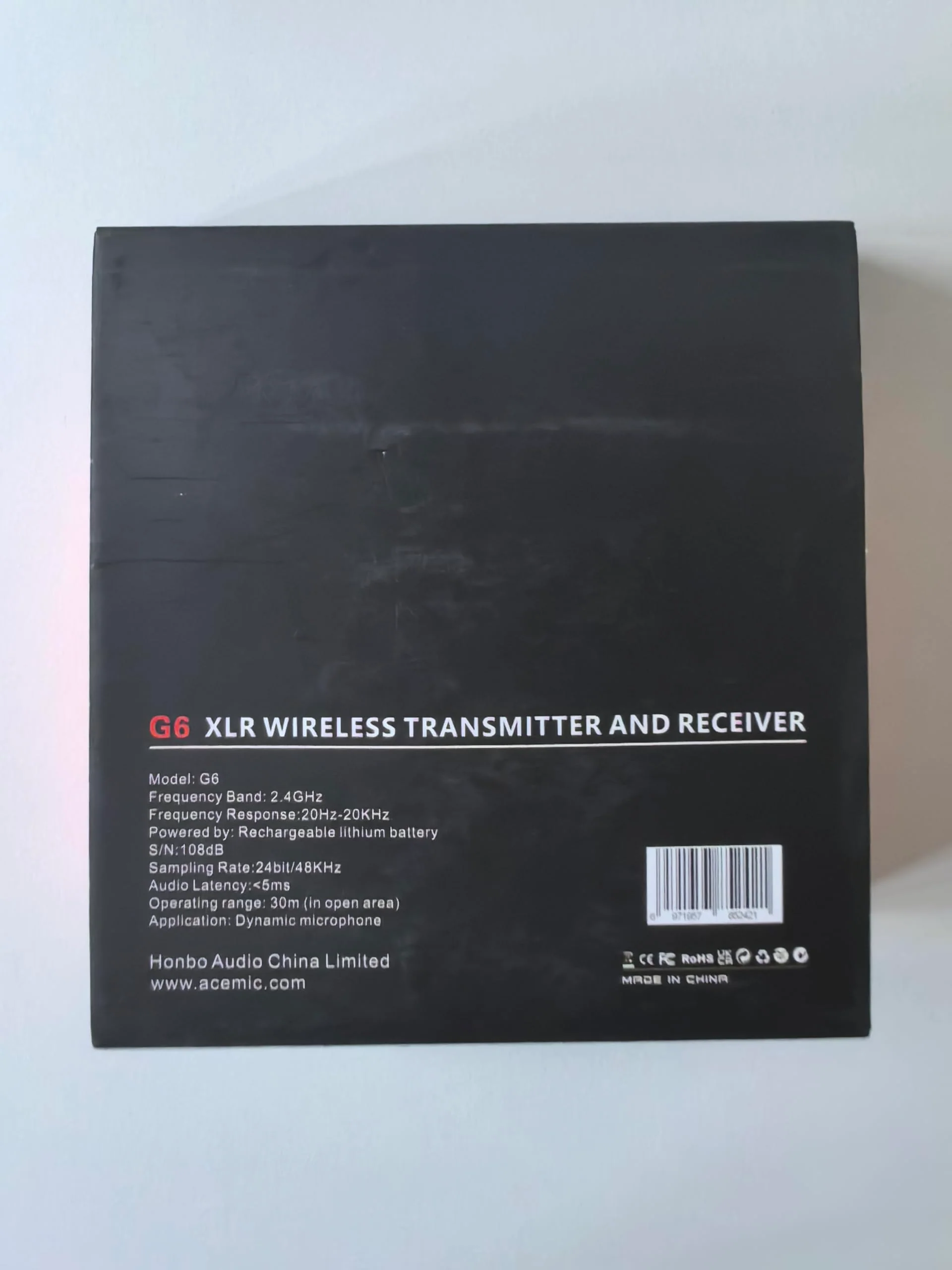 2.4G Wireless Microphone Audio Transmitter and Receiver System Plug-on XLR Mic Adapter 6 Channels for Dynamic Mic, Audio Mixer, PA System, G6 - Image 9