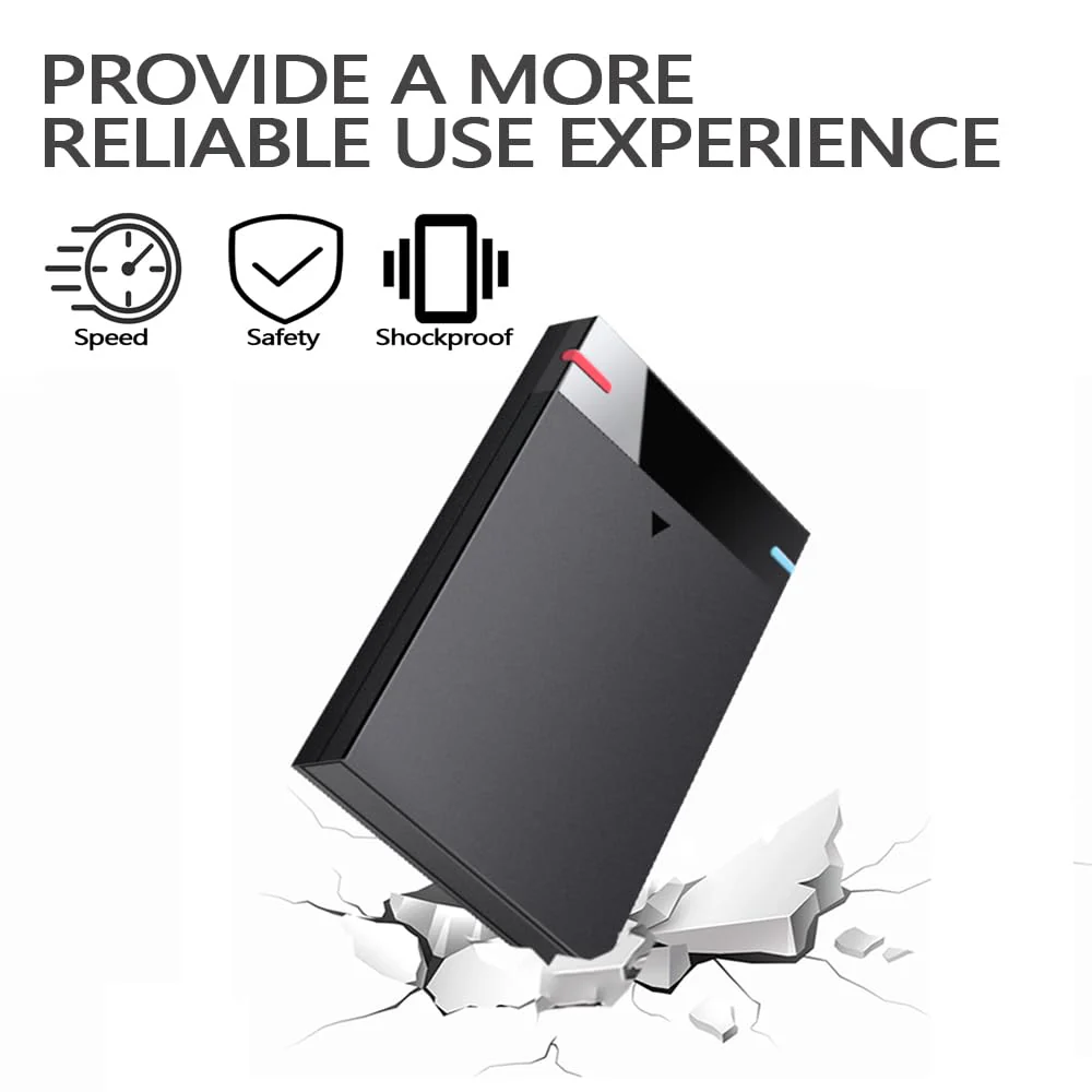 2.5'' 250GB Ultra Slim Portable External Hard Drive USB3.0 HDD Storage for PC, Desktop, Laptop, MacBook, Chromebook, Xbox One - Image 3