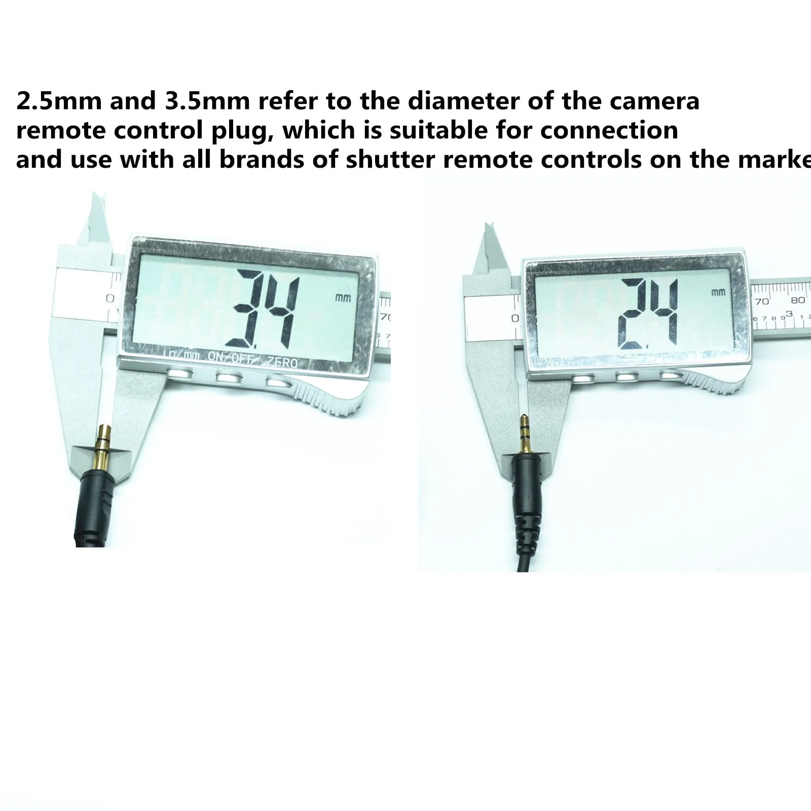 2.5mm-Micro USB Camera Remote Shutter Release Cable Wire for Samsung Accessories Nx1000/Nx2000/Nx300 Used for Connecting Wireless Remote Controls Flash Triggers and Shutter Controllers (SR2NX2) 2.5mm-Micro cable - Image 6