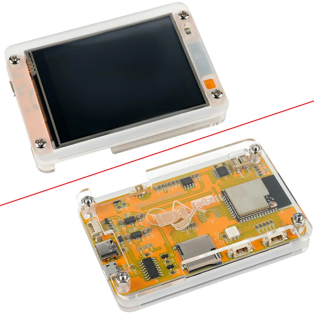 2.8" ESP32-2432S028R ESP32 Display Resistive Touchscreen 240x320 TFT LCD Module ESP 32 Development Board + Acrylic Case for Arduino IDE - Image 2