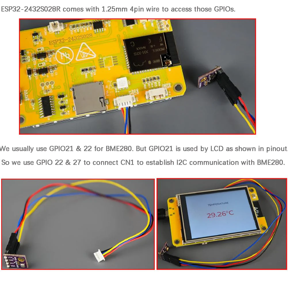 2.8" ESP32-2432S028R ESP32 Display Resistive Touchscreen 240x320 TFT LCD Module ESP 32 Development Board + Acrylic Case for Arduino IDE - Image 5