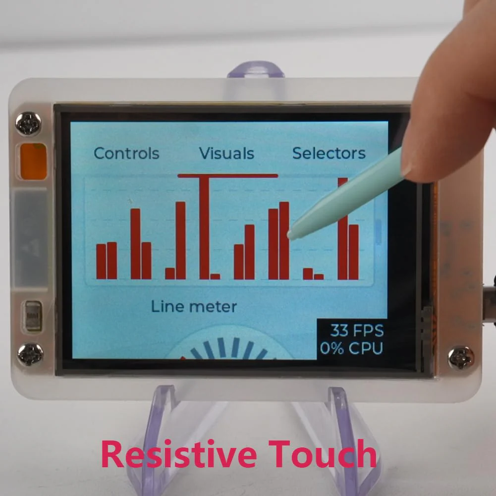 2.8 inch Yellow Display ESP32-2432S028R ESP32 Resistive Touchscreen 240x320 TFT LCD Module ESP 32 Development Board + Acrylic Case for Arduino (Pack of 2) - Image 6
