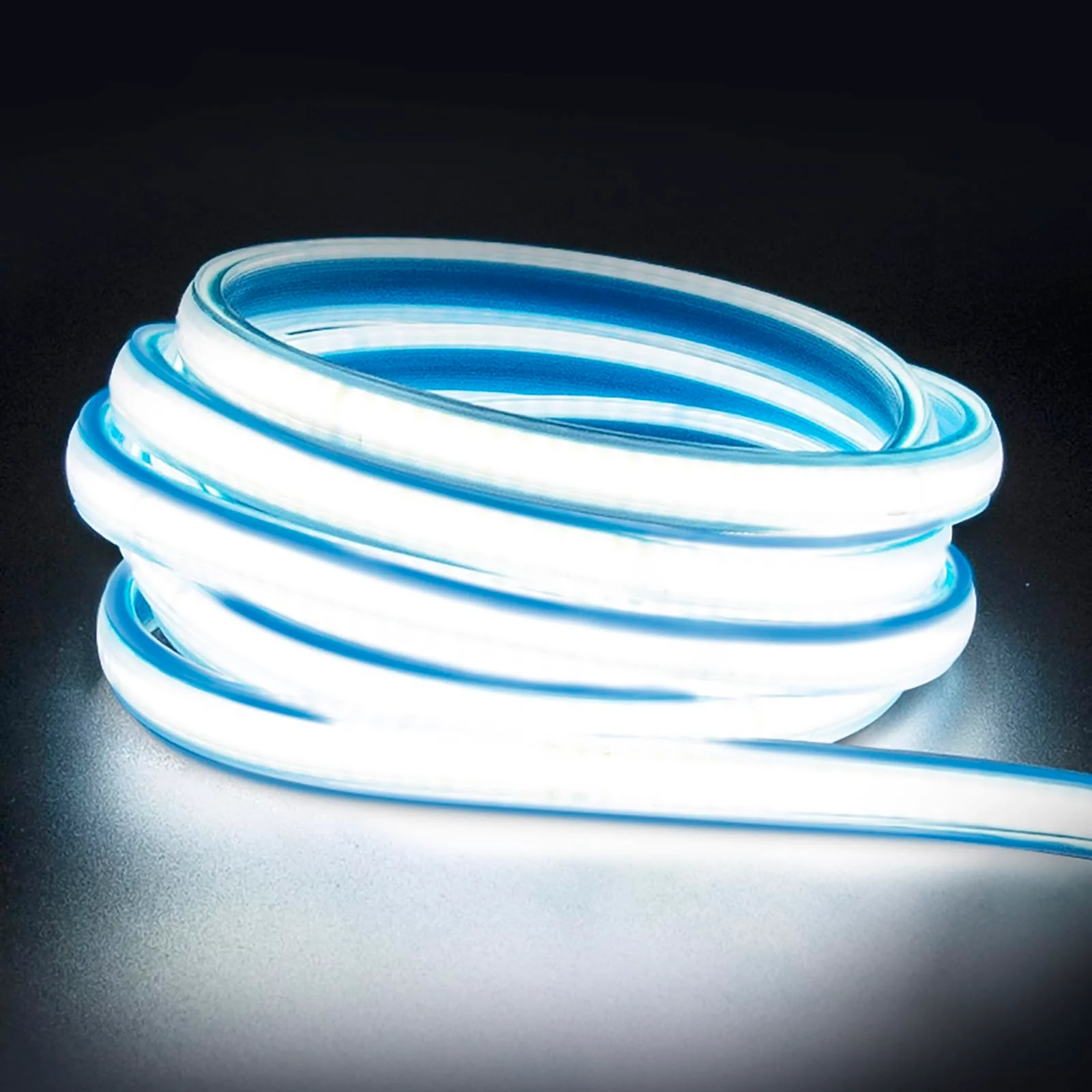2 Meter Bright LED Strip Lights AC 110V with US Plug 6.56 Foot IP67 Waterproof COB LED Rope Lights for Kitchen Under Cabinet Lighting 6000K Cold White (Cold White, 6.56ft) Cold White 6000K - Image 7