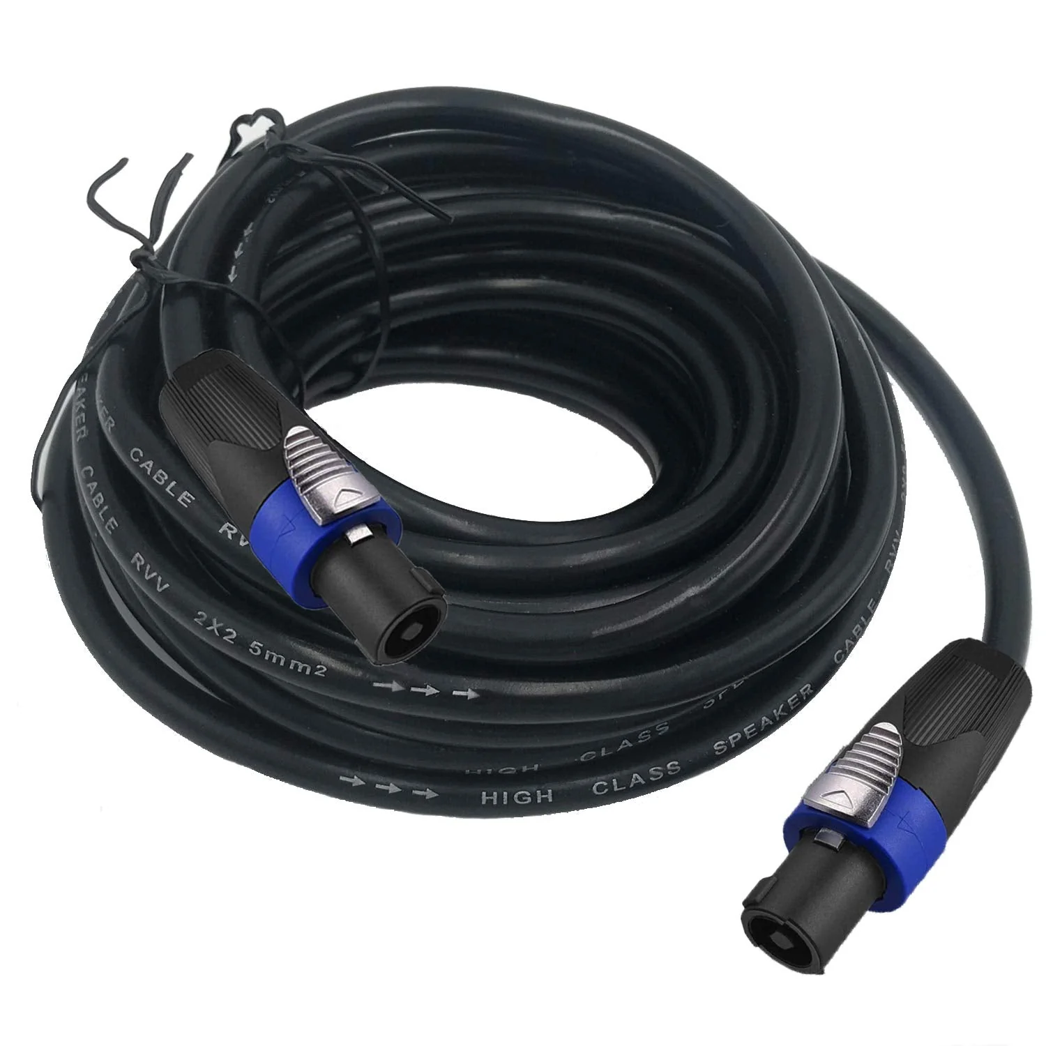 2 Pack 15ft Pro Speakon to Speakon Cable, Pair 12AWG Patch Cords, Professional Speakon Audio Cable Cord with NL4FC Connectors 15FT/2PACK - Image 7