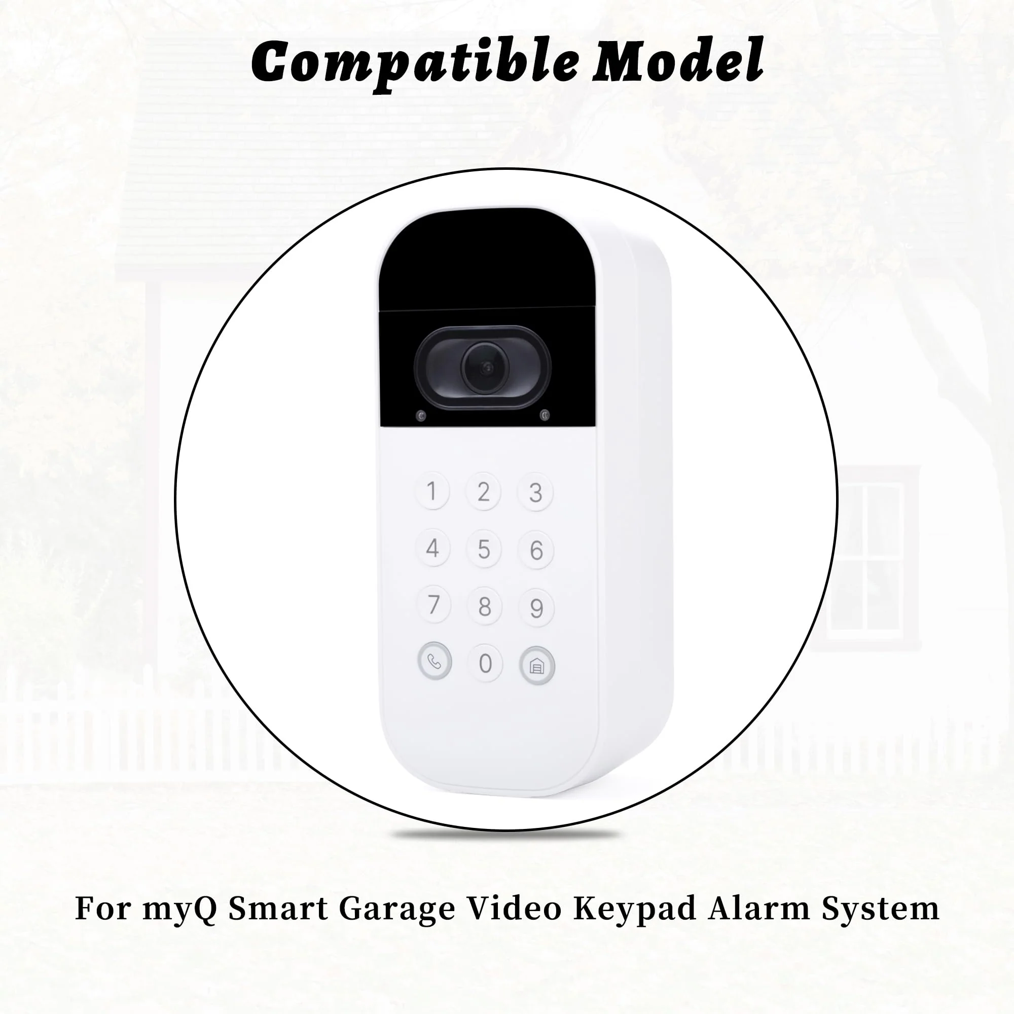 2-Pack 7000mah Battery Replacement for myQ Smart Garage Video Keypad Alarm System, Rechargeable Battery Compatible with MYQ 18650MH1-1S2P with USB-C Charging Cable, Li-ion 3.7V 25.9Wh - Image 2