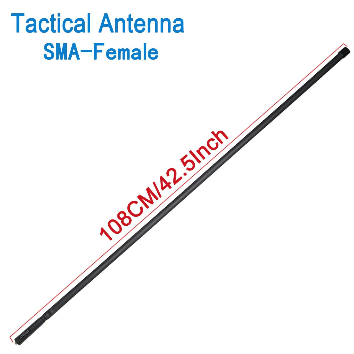 2 Pack ABBREE 42.5-Inch Length SMA-Female Dual Band 144/430Mhz Foldable CS Tactical Antenna for GMRS Radio Baofeng UV-5R BF-F8HP 5RM UV-21R UV-5G Plus GM-5RH K5PLUS AR-152 GM-15PRO Radio Antenna - Image 5