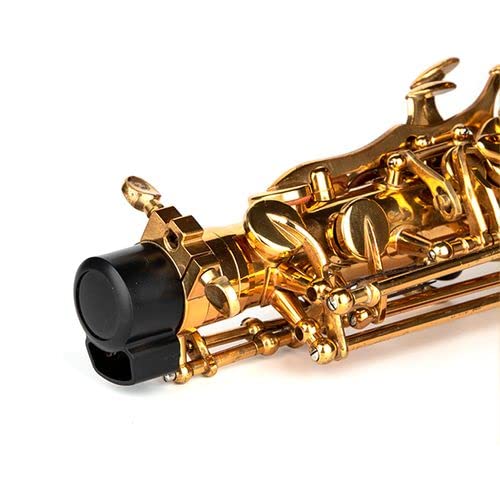 2 Pack Alto Saxophone End Cap Plug Plastic Sax Plugs Caps Cover Bent Neck Key Protector Replacement Parts Universal for Soprano Saxophones Musical Instrument Accessories - Image 2