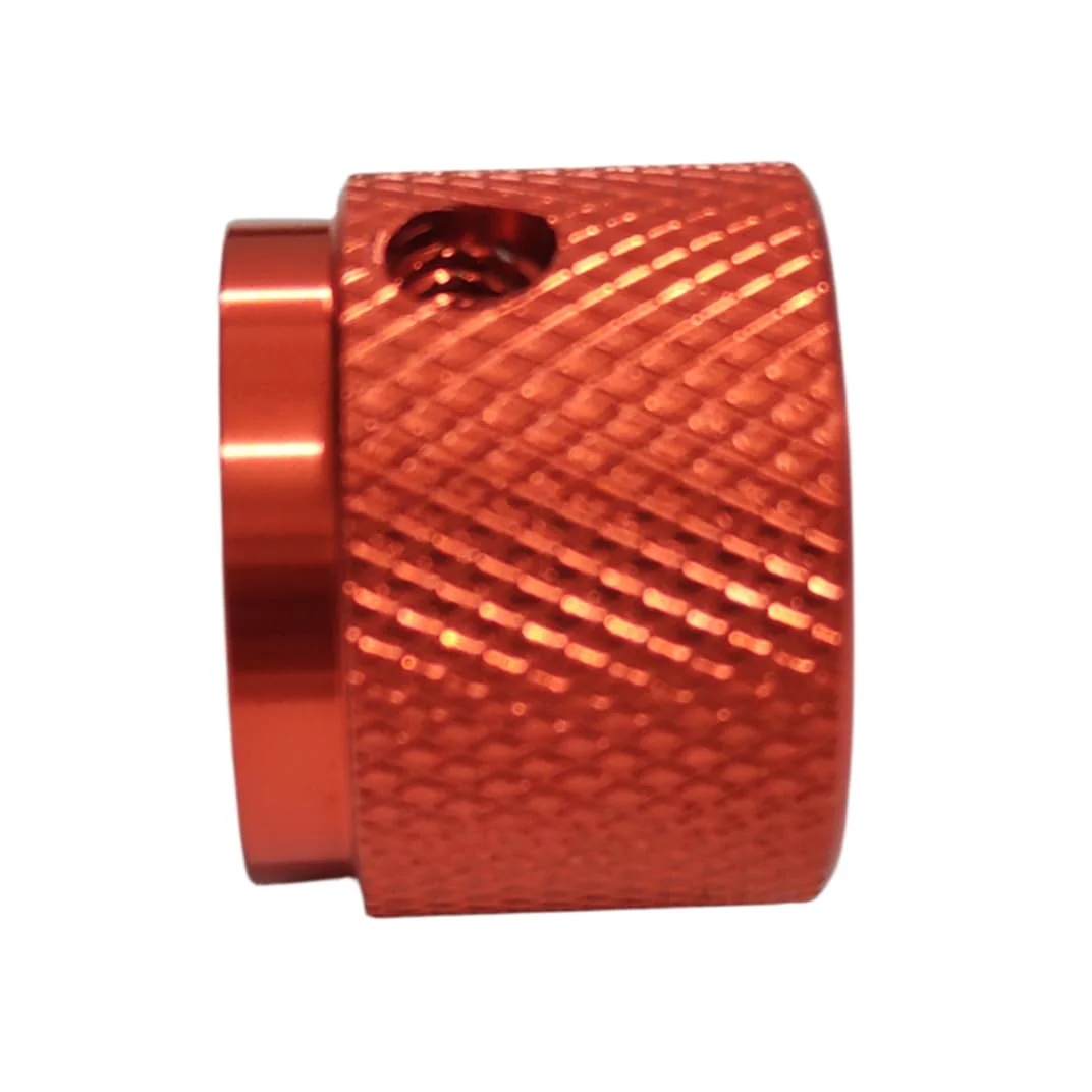 2 Pack Aluminum Rotary Electronic Control Potentiometer Knob,for 0.23'' Diameter Shaft, 0.79'' Dia, 0.61'' H, Guitar Knob, Audio knob, Volume Control Knob (Orange) Orange - Image 4