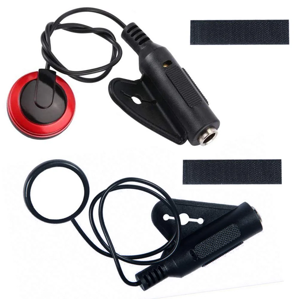 2 Pack - Contact Microphone Piezo Pickup Violin Microphone Pickup for Cello Banjo Ukulele Mandolin Guitar Microphone Pickup with 6PCS Guitar Picks - Image 2