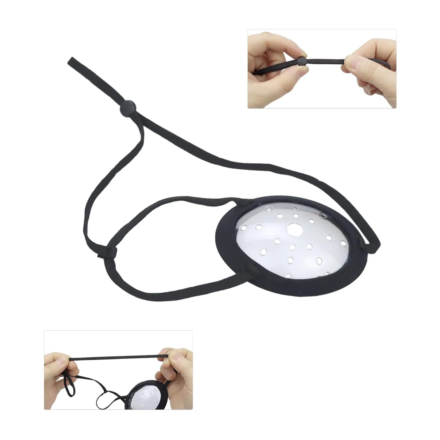 2 Pack Eye Shield Plastic Eye Shield Eye Patch for Eye Surgery Covering Breathable After Surgery Eye Protection Cataract Surgery Eye Patch Covered Edge - Image 4