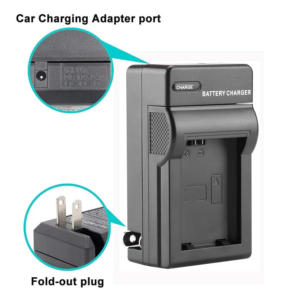 2 Pack NB-6L/NB-6LH Battery and Charger kit Compatible with Canon PowerShot SX540 HS, SX530 HS, SX520 HS, SX510 HS, SX500 HS, SX170 is,SX700 HS, SX710 HS,SX610 HS, SX600 HS, S120, D30, S90 - Image 5