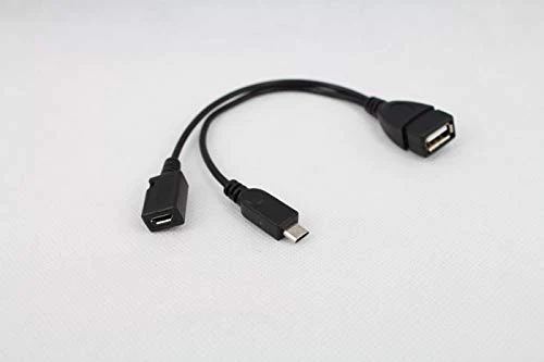 2 Pack OTG Cable Replacement for Fire Stick 4K, Compatible Samsung Galaxy, Amazon Fire TV, Compatible with LG HTC Android Phone Tablet Micro USB Host with Micro USB Power - Image 5