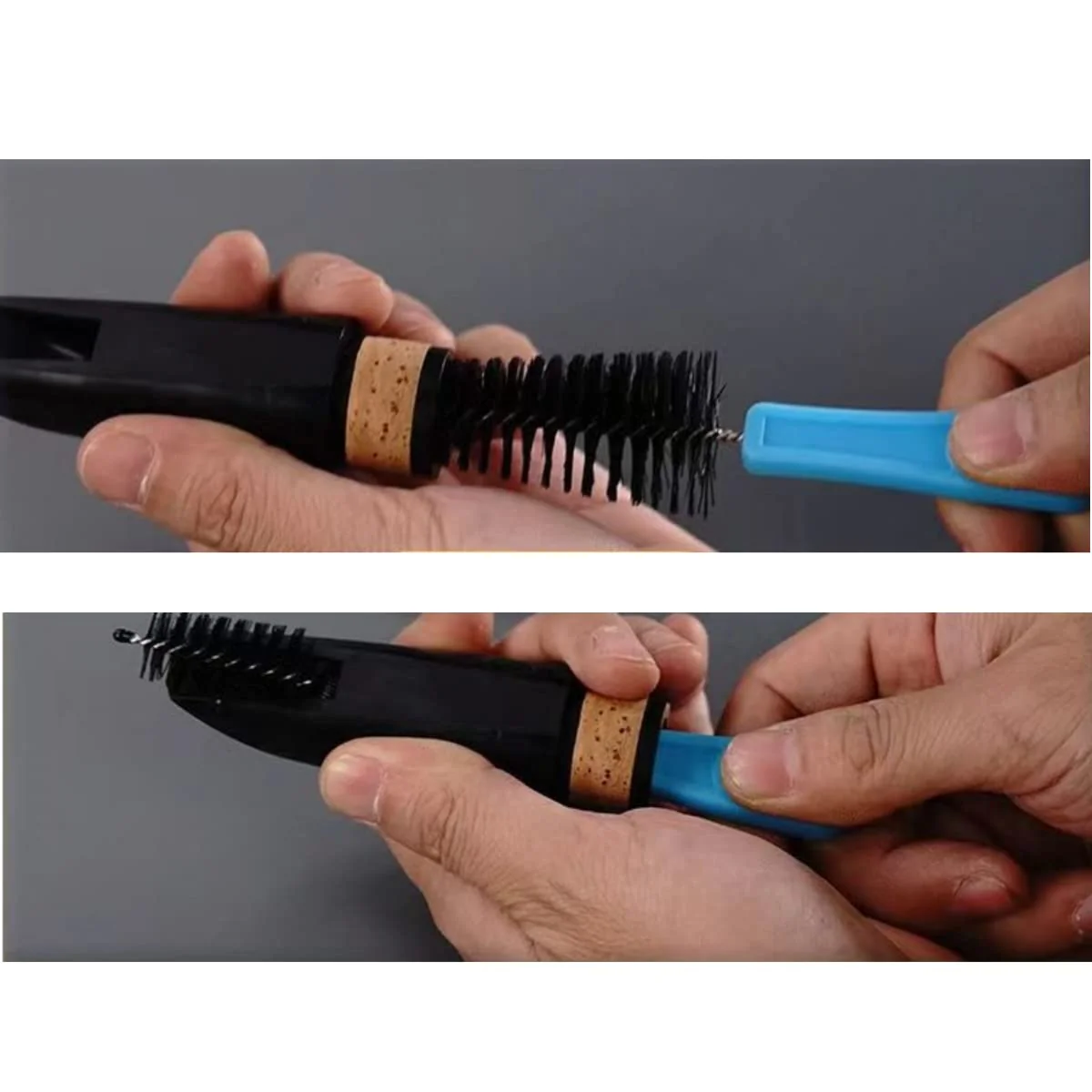 2 Pack Saxophone Mouthpiece Cleaning Brush Kit Oboe Dust Bristles Cleaner Brushes for Sax Flute Trumpet Clarinet Woodwind Instrument Maintenance Care Tool Accessories - Image 5
