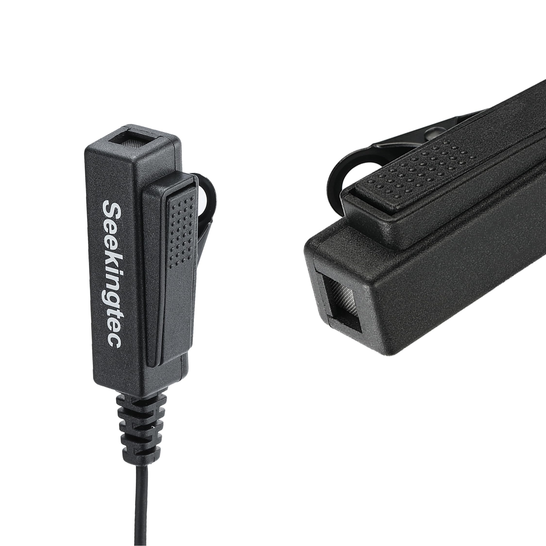 【2 Pack】 SL300 Earpiece Compatible with Motorola Walkie Talkie, SL7550 SL7580 SL7590 SL4000 SL3500e SL1K SL1M Radio Headset Mic PTT with Acoustic Tube +2 Earmolds+2 Eartips Motorola-SL300 2 Pack - Image 3