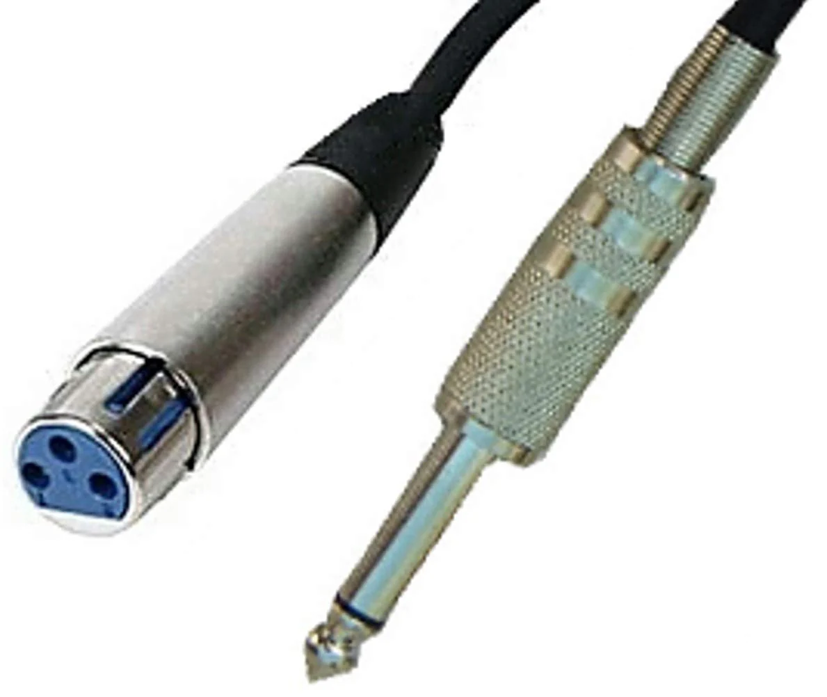 2 Pack Studio Z Microphone Cable 20Ft Female XLR to 1/4 Inch TS Male Mono 3 PIN Flexible Mic Cable Unbalanced Interconnect Wire Mic Cord for Dynamic Sound Built to Last (2 Pack) 2 Pack - Image 3