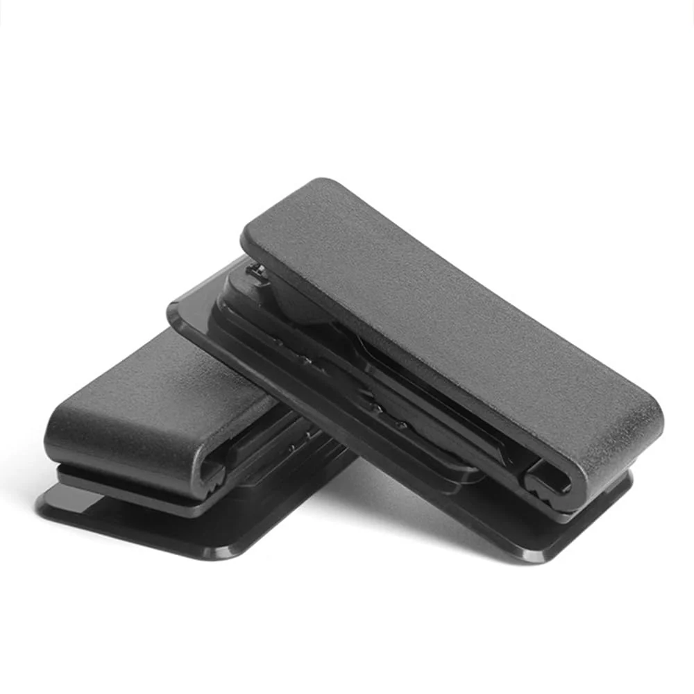 2 Pack Universal 360 Rotation Belt Clip for Portable Cassette Players Recorders/ MP3 & MP4 Players/Portable Microcassette Recorders/CB & Two-Way Radios/Digital Voice Recorders/TV Remote black - Image 2