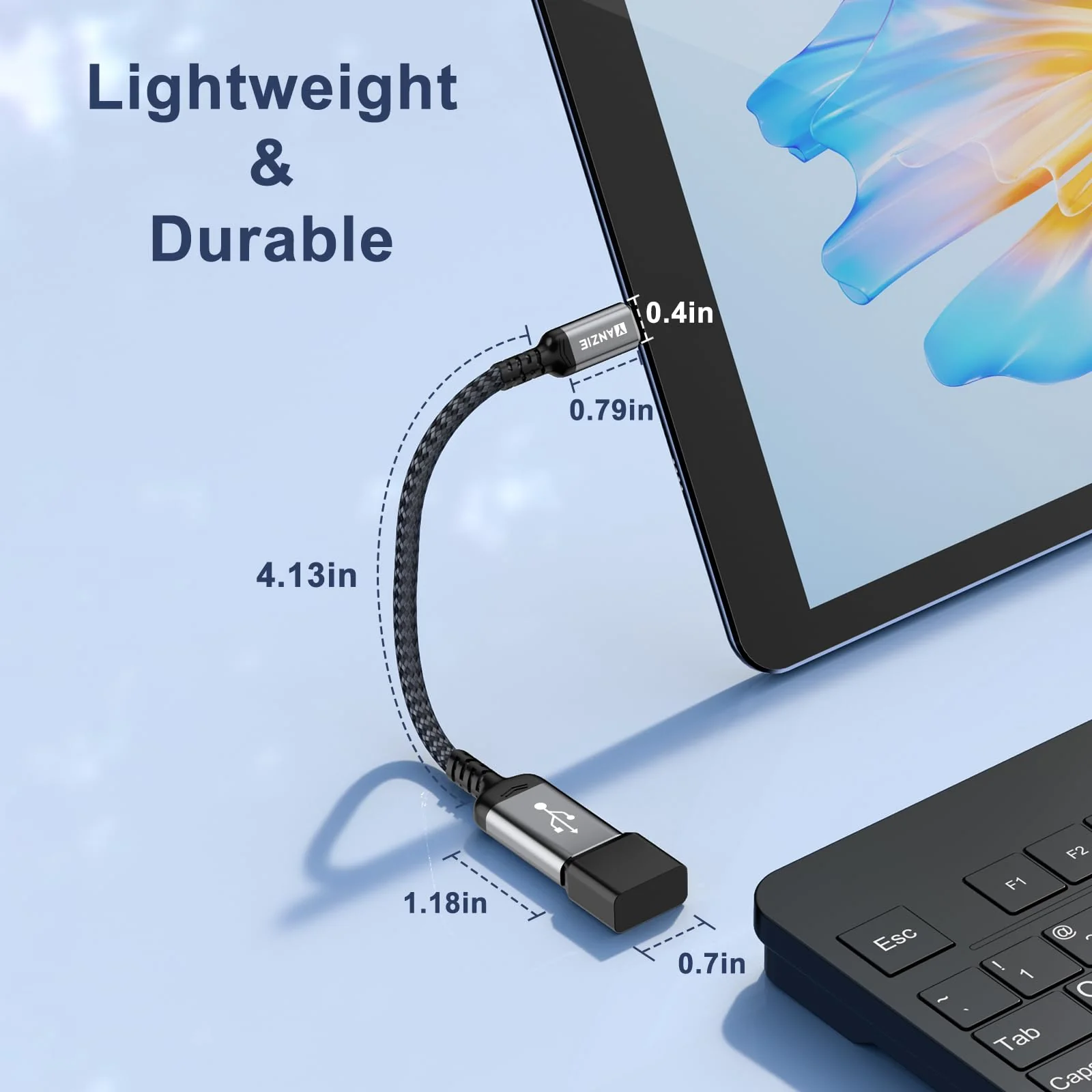2-Pack USB 3.0 to USB C Male Adapter, Type-C Male to USB Female, USB C Male to USB A Female Compatible with iPhone 15 Pro/Max, MacBook Pro Air 2024, iPad Pro, Google Pixel, Samsung Galaxy - Image 2