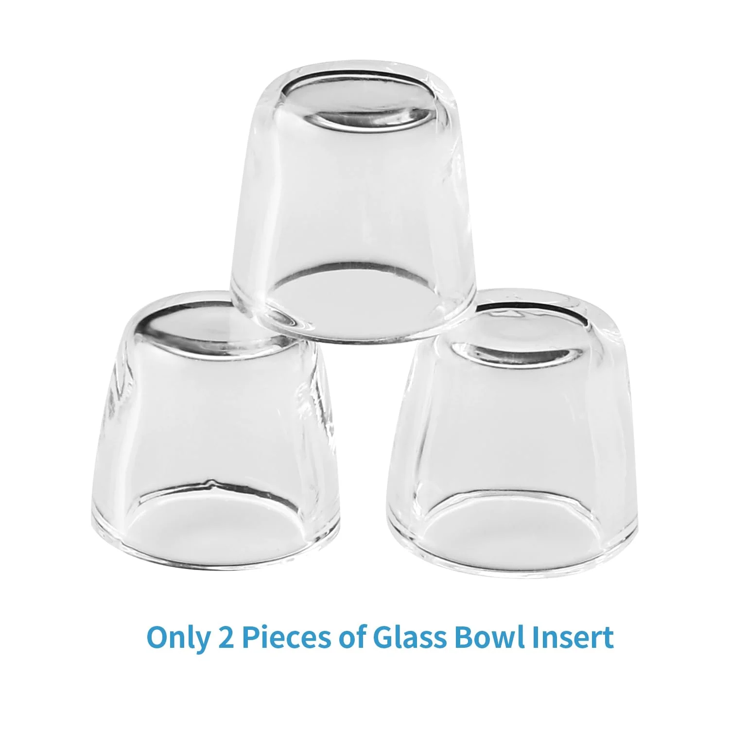 2 Packs Quartz Bowl Inserts for Peak Accessory, Enhanced Performance, Flat Bottom, Reused Glass Insert Bowl Accessories, Replacement Insert - Image 5