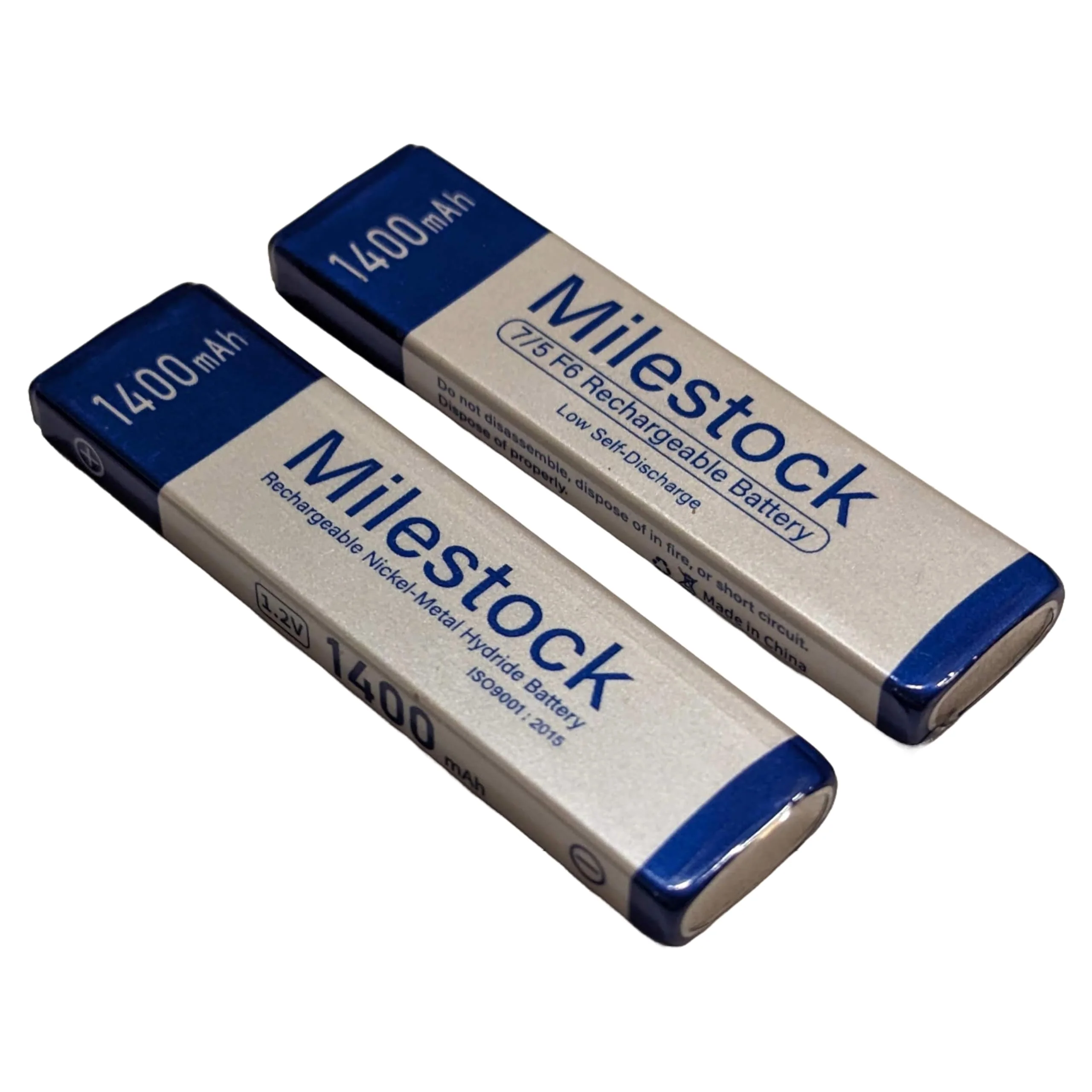 2-Pcs Gumstick Battery for Panasonic Sony JVC Sharp Aiwa Portable Minidisc CD Player 2 - Image 2