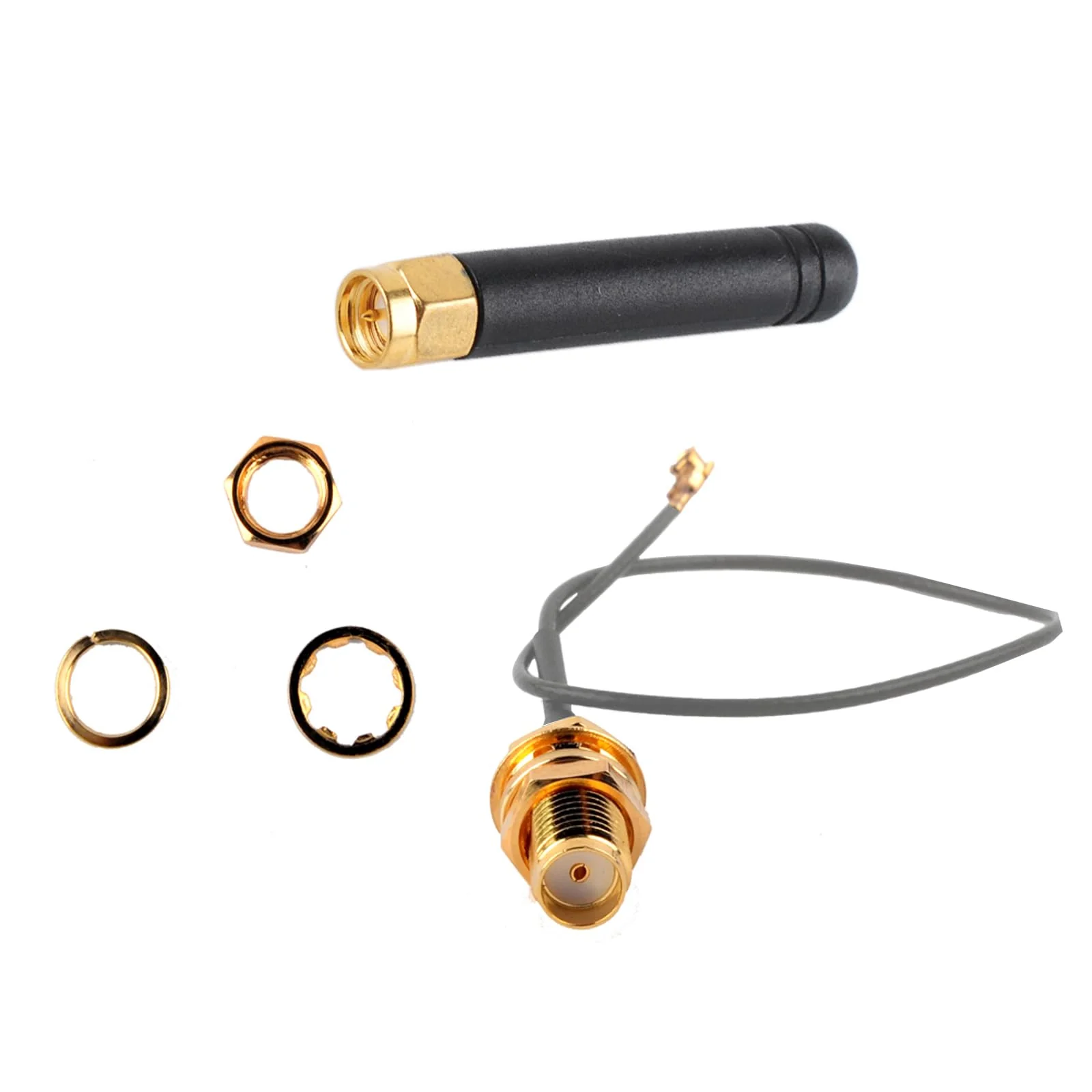 2 PCS LoRa Antenna 915MHz 2DBI with U.FL IPEX to SMA Connector for Lora Board ESP32 Lora32u4 II WiFi Lora32 15cm 2 PCS - Image 3