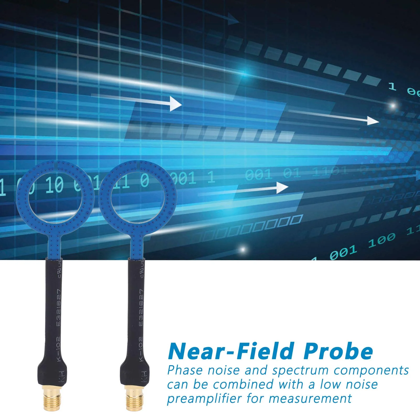 2-Piece EMC Near Field Probe Set 20 mm H-Field Probe EMC Magnetic Field Probe Antenna SMA Socket Interface 1.6 mm / 0.06 Inch - Image 2