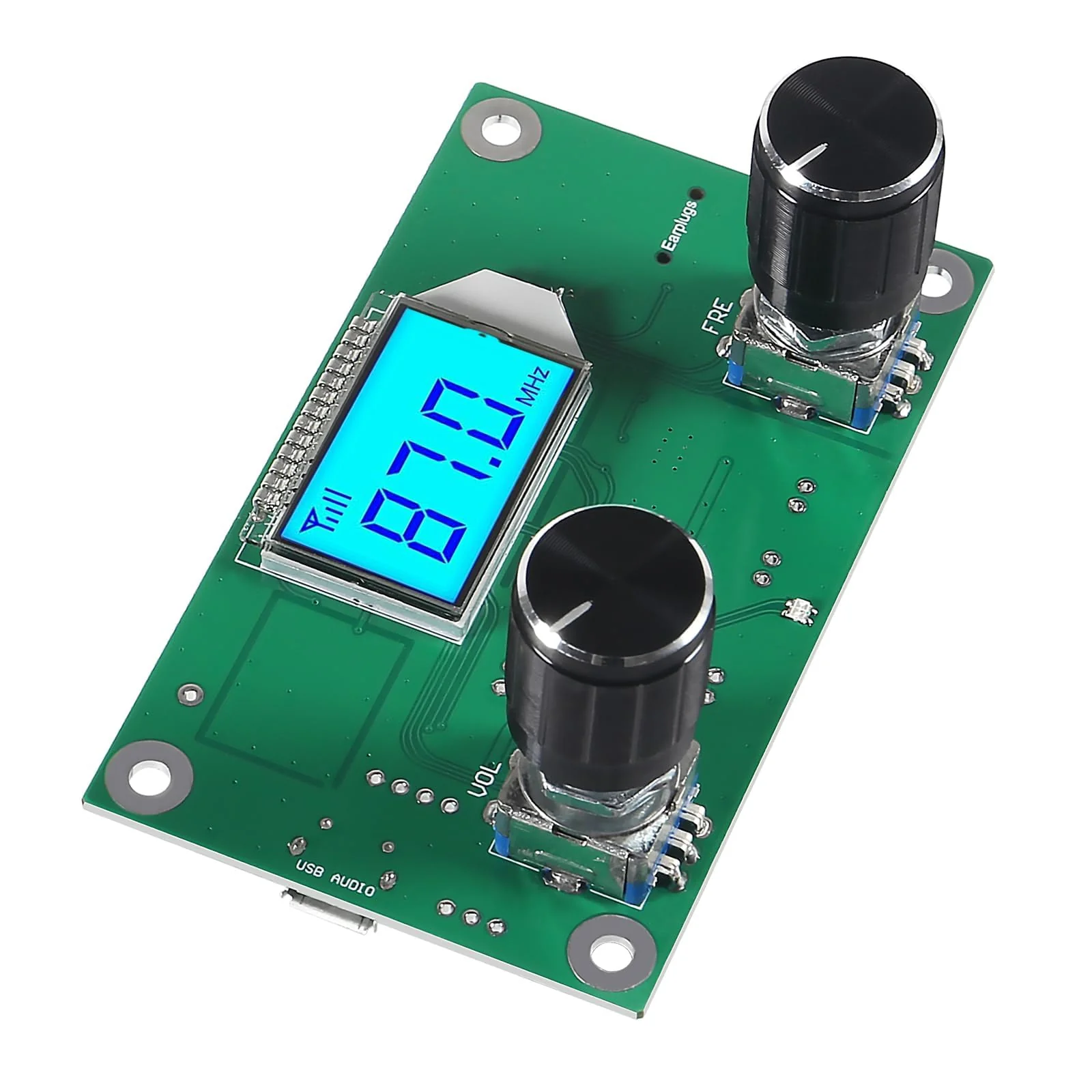 2 Pieces Digital FM Receiver Module, Radio Receiver Module Digital Stereo Board LCD Display DSP PLL 76.0MHz-108.0MHz - Image 7