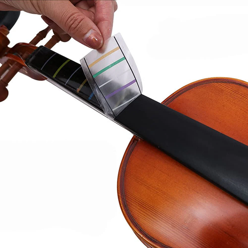 2 Sheets Transparent 4/4 Violin Finger Guide Finger Guide Position Decal Label Markers Accessory for Cello Practice Beginners - Image 3