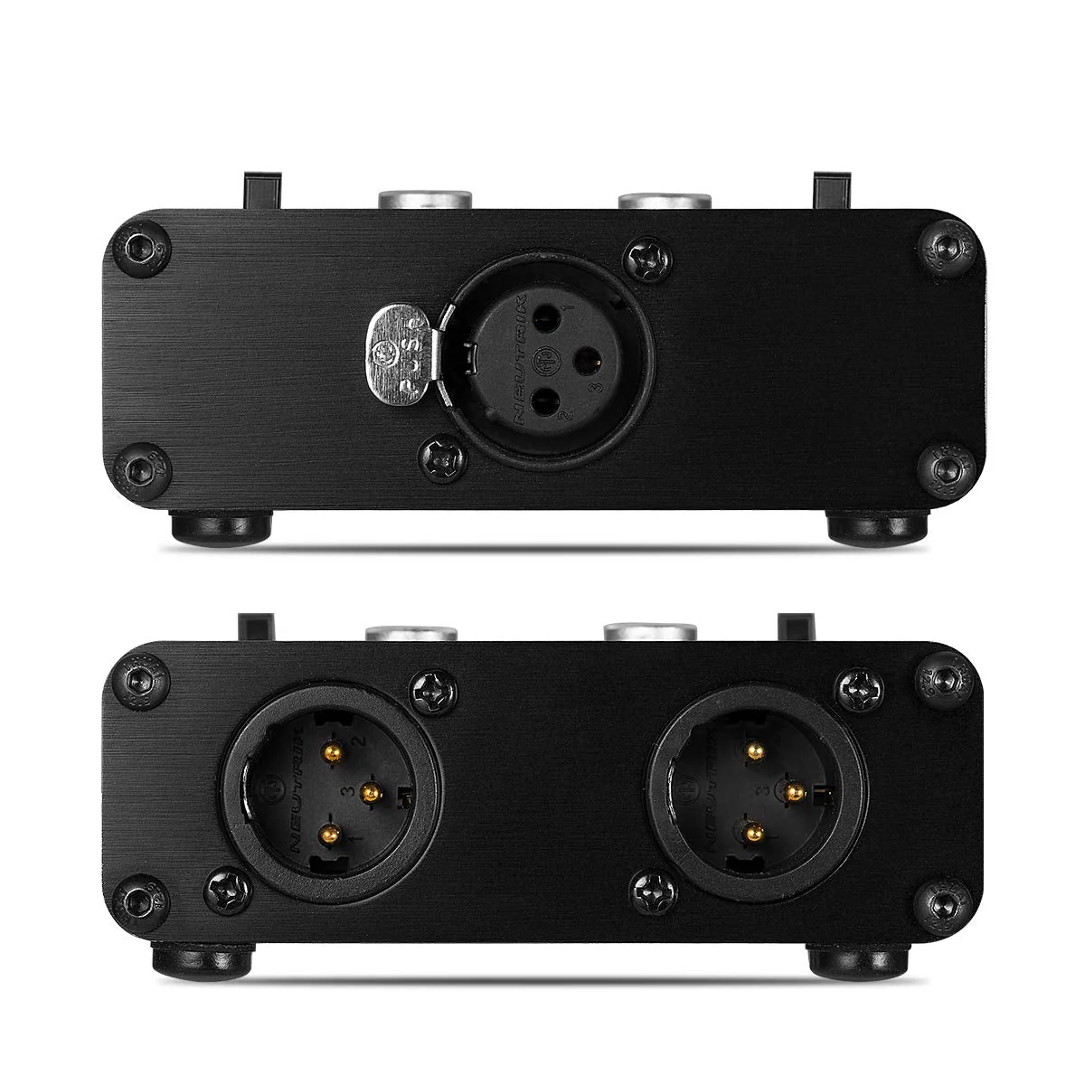 2 Way XLR Balanced Stereo Audio Switcher Passive A/B Mini Switch Box Mixer Sound Splitter (KN102, 1-IN-2-OUT) KN102-1-IN-2-OUT - Image 6