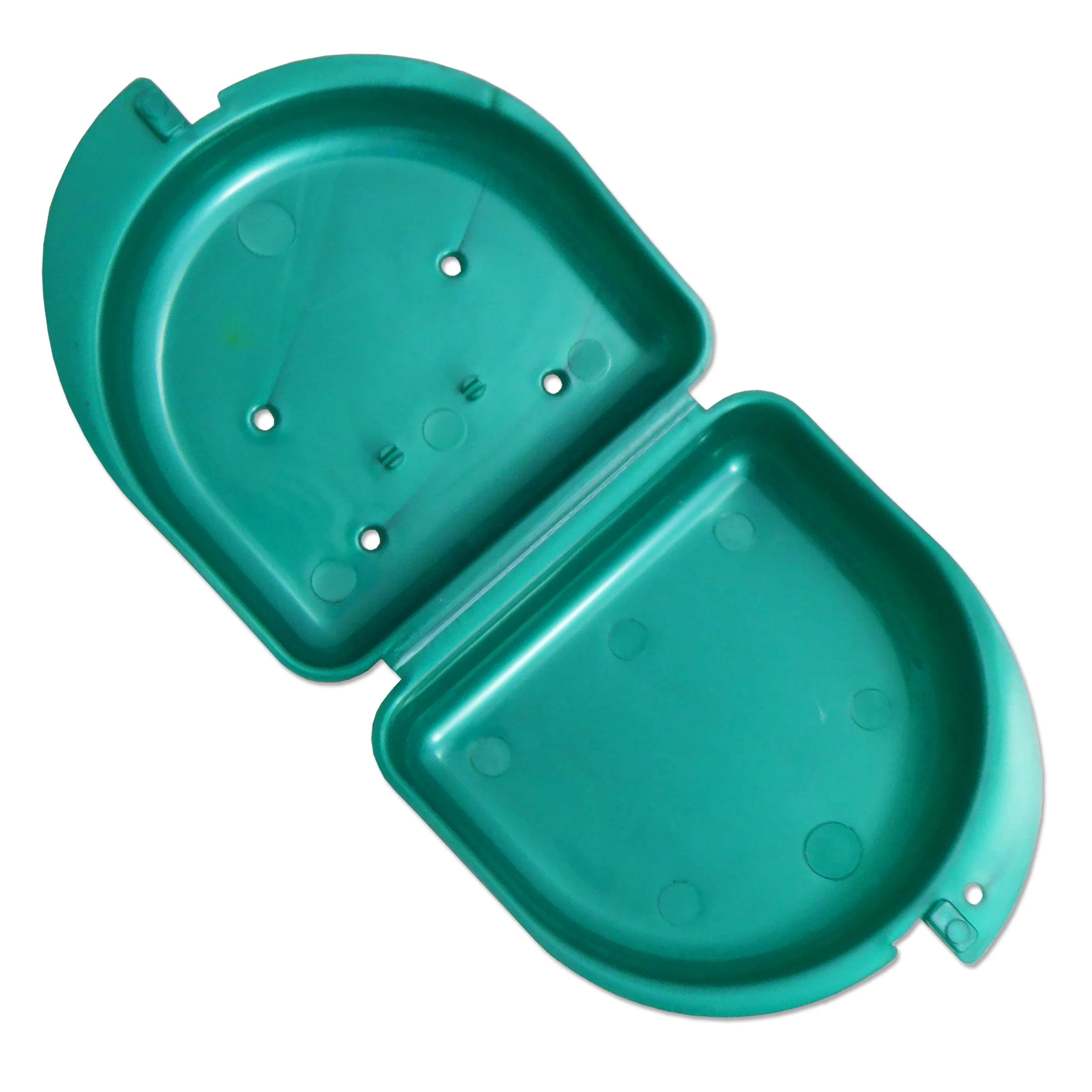 2 x Mouth Guard Box for Ortho Retainers, Sports Dentures, Dentures and More (Purple and Green) Purple and Green. - Image 4