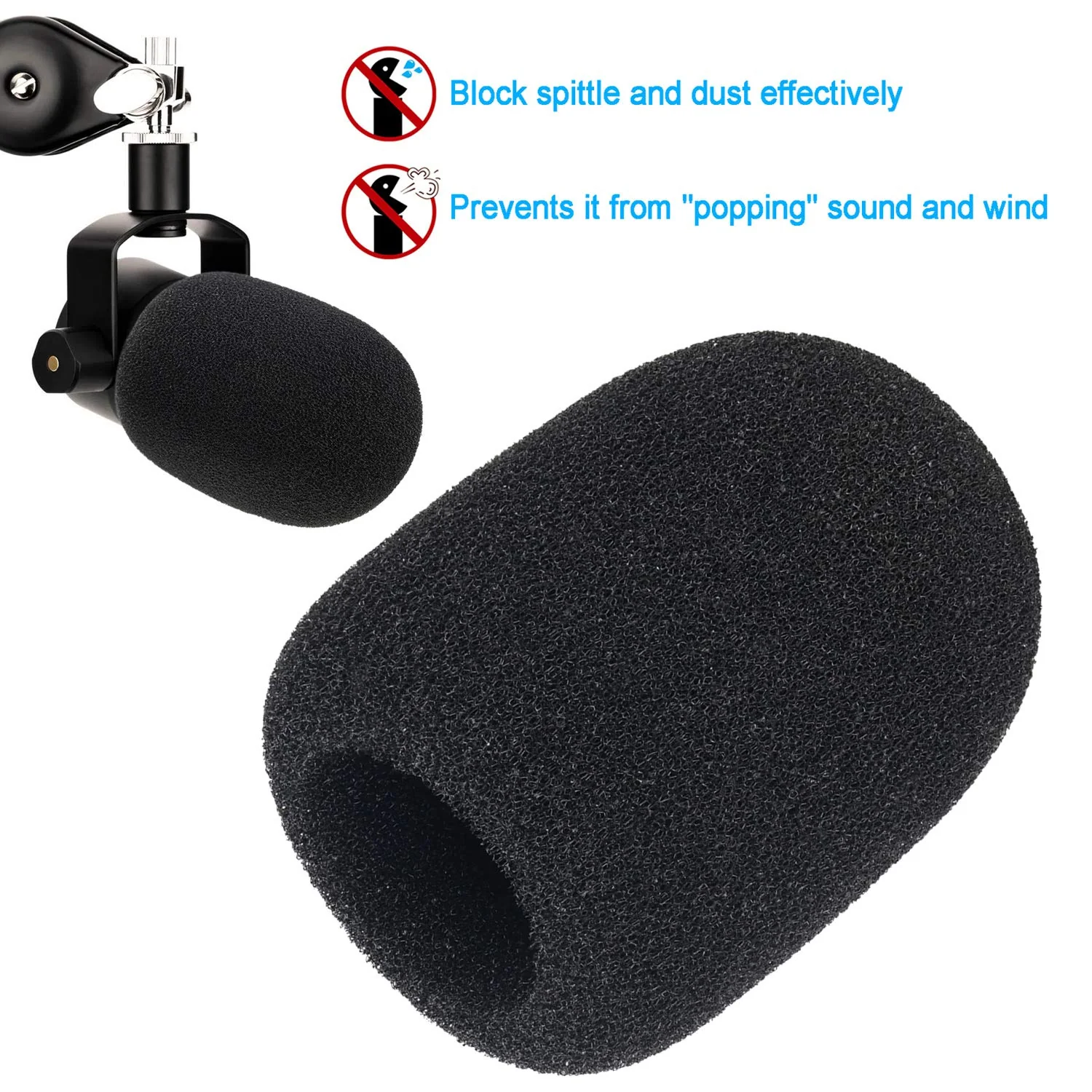 20+18.5in Rode Podmic Stand with Pop Filter, Professional Boom Arm and Windscreen for Rode PodMic Cardioid Dynamic Podcasting Microphone by YOUSHARES 20+18.5in - Image 5