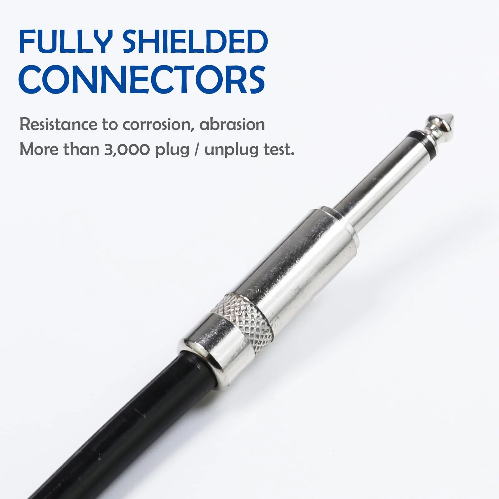 20 Feet Pack of 1 Speakon to 1/4" Cable - 1pc 20 Ft. Speak-On Male to 6.35mm TS Male Wire for Speaker, Loudspeaker, Audio Amplifier, Mixer - Heavy Duty Shielded Core with Twist Lock 20ft. - 1 Pack - Image 5