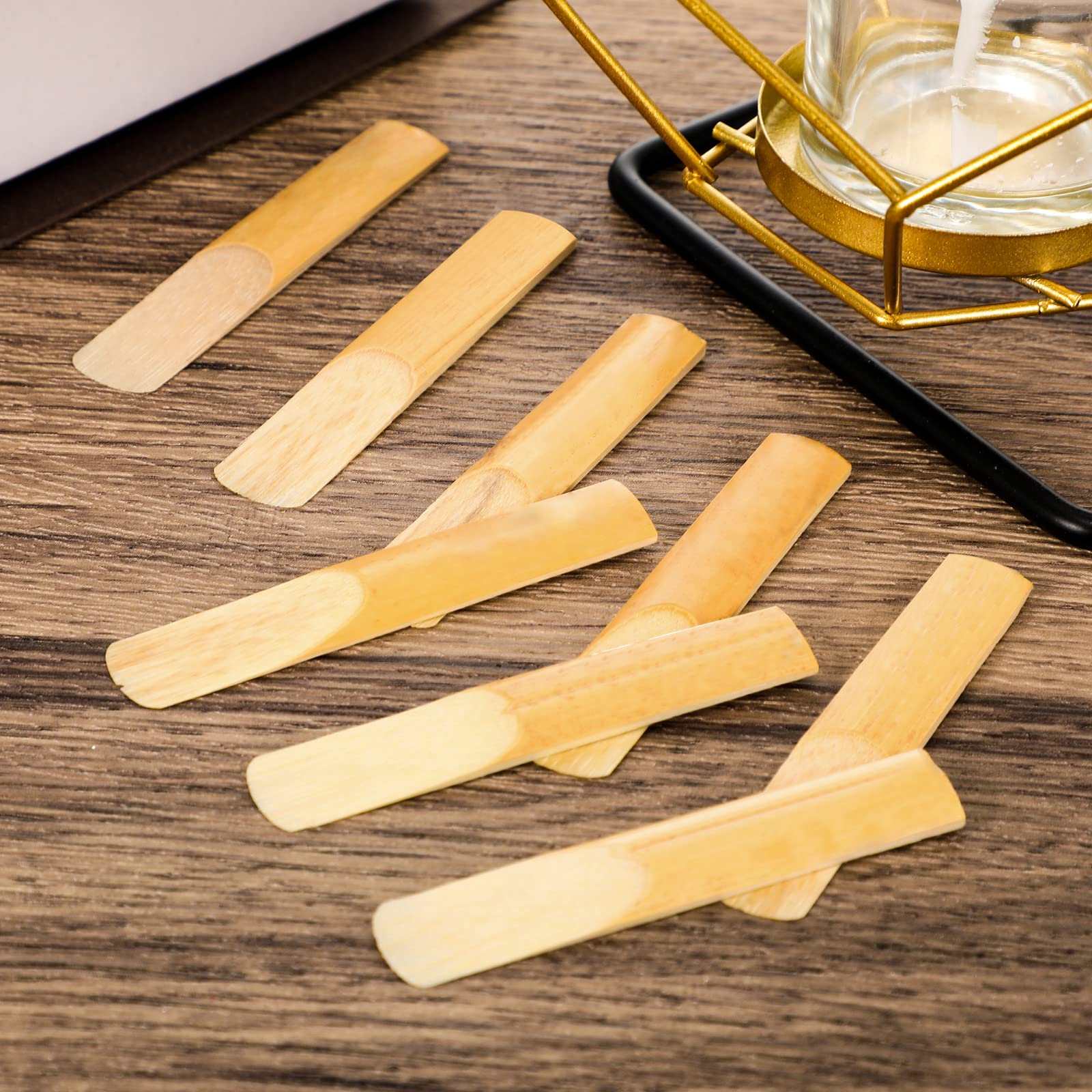 20 Pieces Clarinet Reeds 2.5 Bb Clarinet Reeds Traditional Reeds Bb Clarinet Reed 2.5 Strength Clarinet Reeds with Storage Box for Clarinet Use Replacement Supply Beginner Skillful Player - Image 7