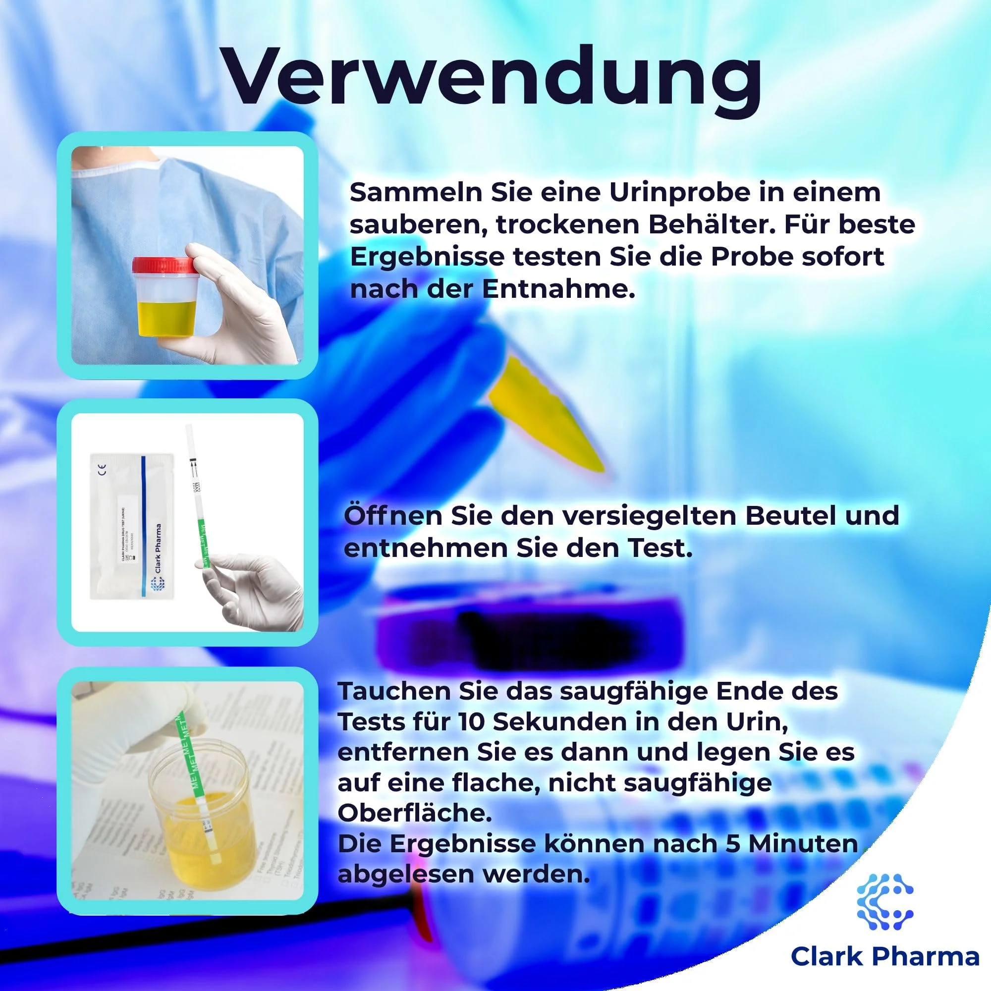 20 x Methamphetamine Drug Test Strips | Tests Urine for Methamphetamine | Crystal Meth Drug Test Kit - Image 2